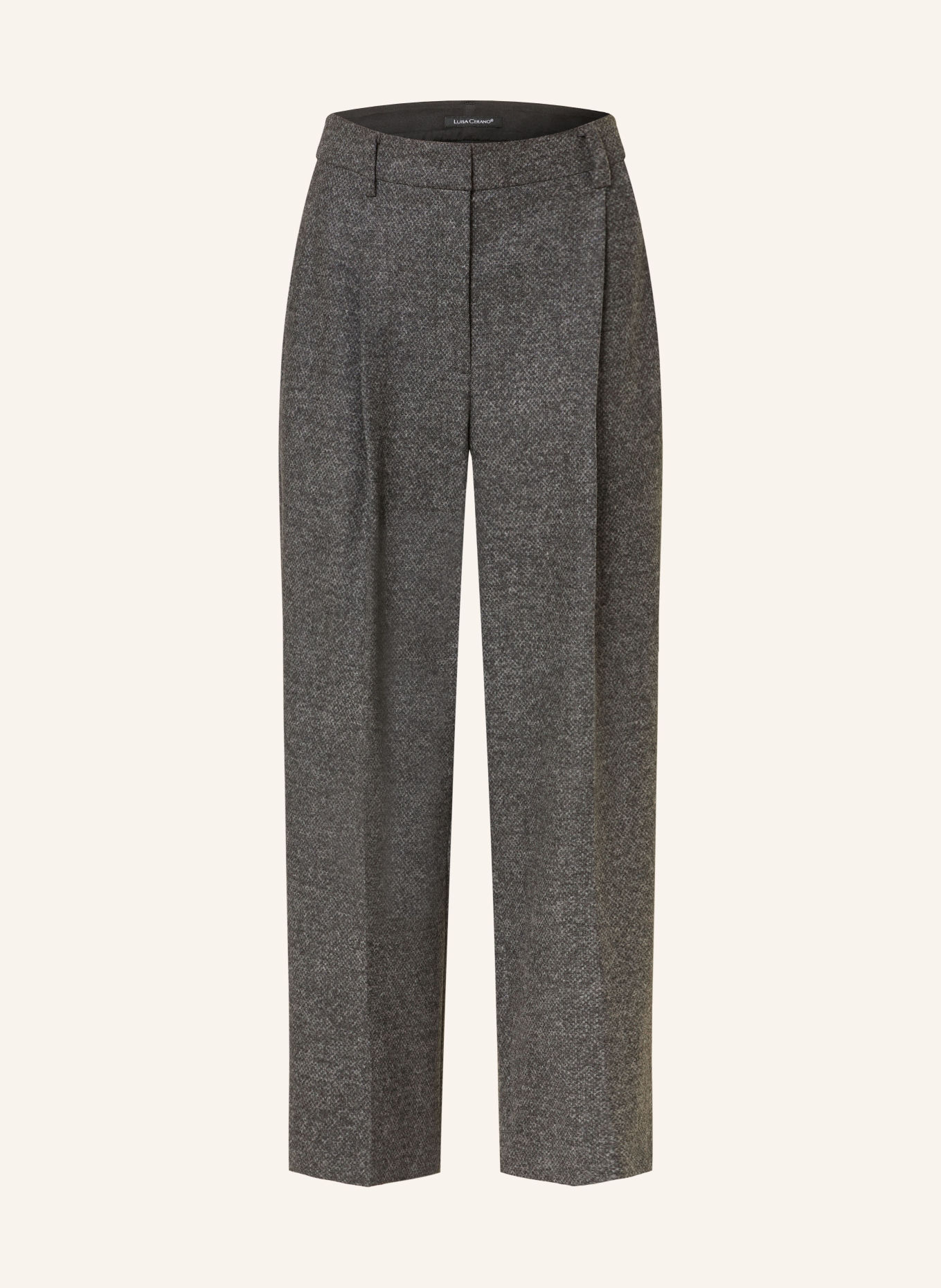 LUISA CERANO Pantalon: GRIS FONCÉ / GRIS CLAIR
