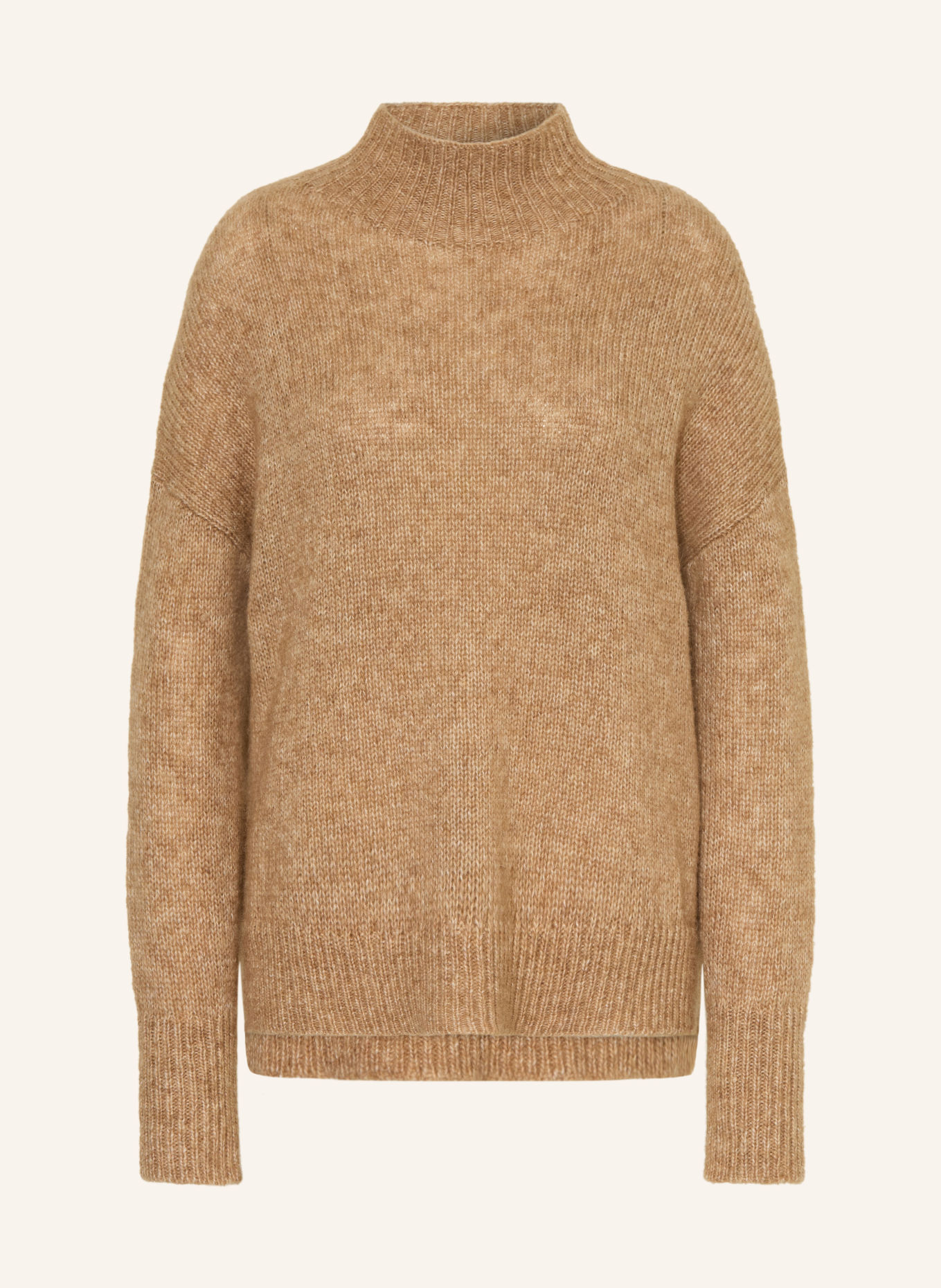LUISA CERANO Pull avec aplat: BEIGE