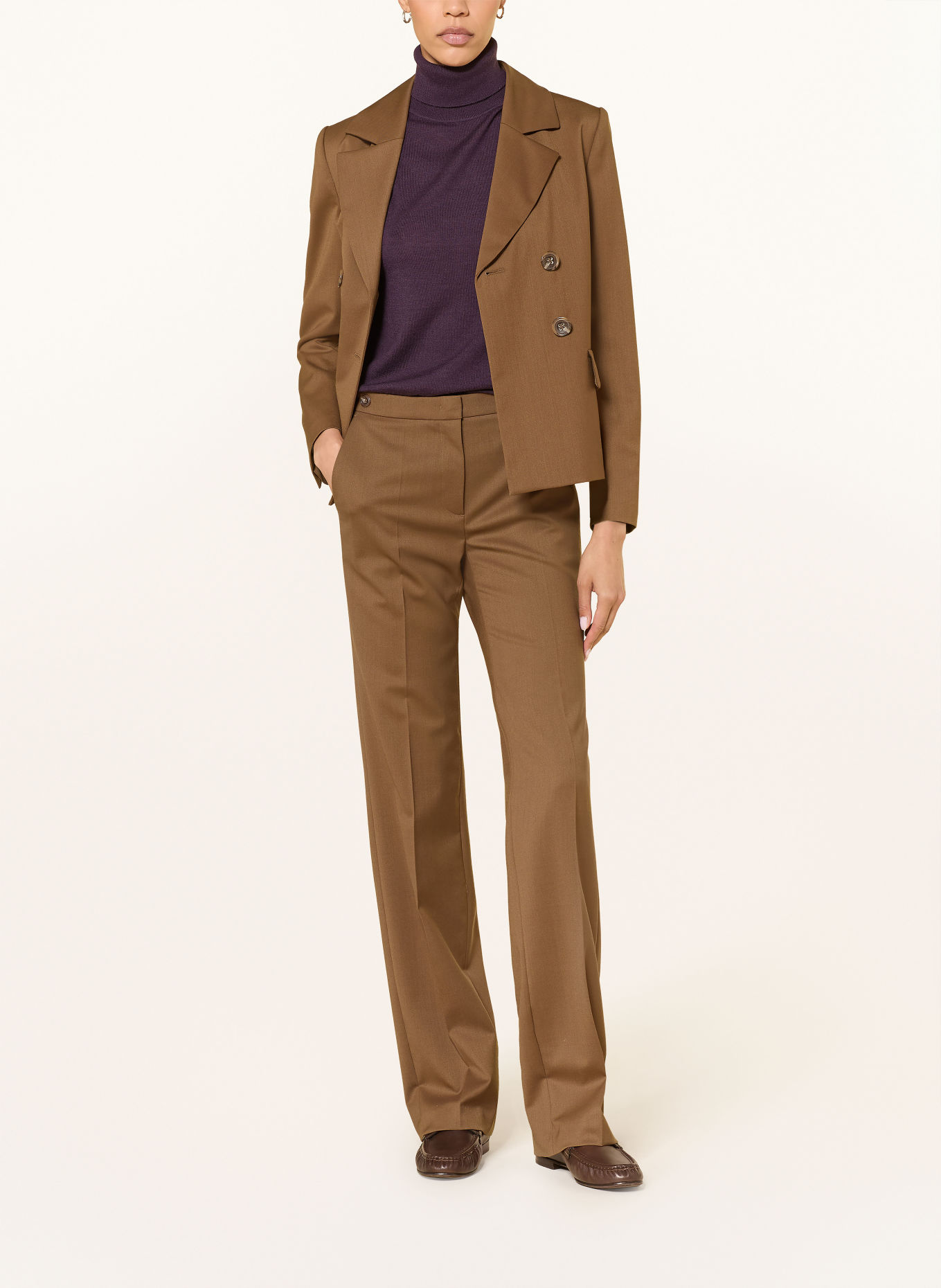 LUISA CERANO Hose: COGNAC