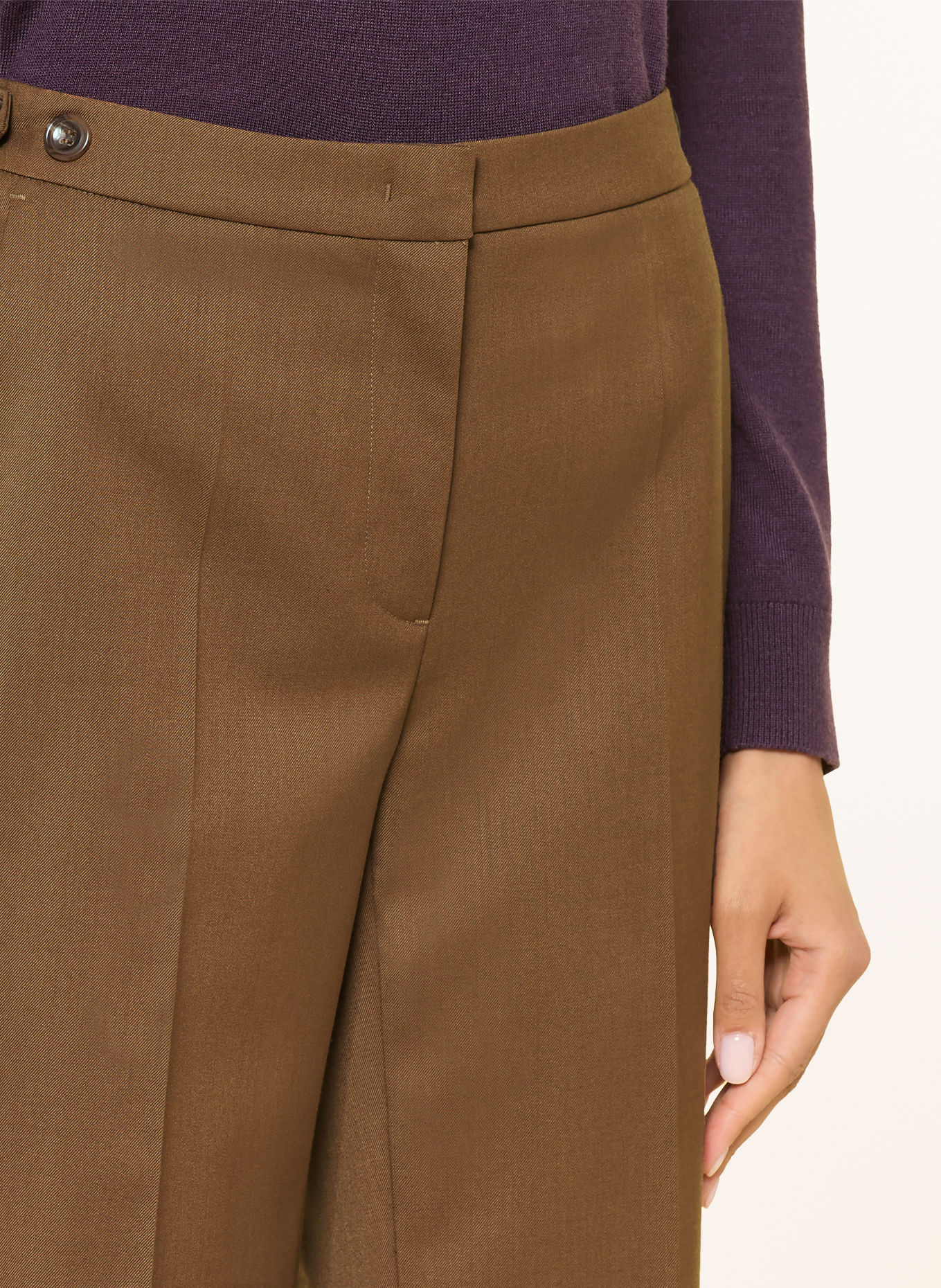 LUISA CERANO Hose: COGNAC