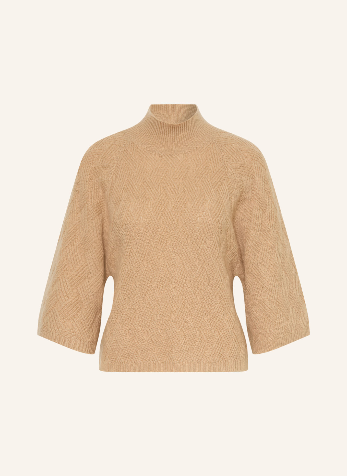 LUISA CERANO Pullover mit 3/4-Arm: BEIGE