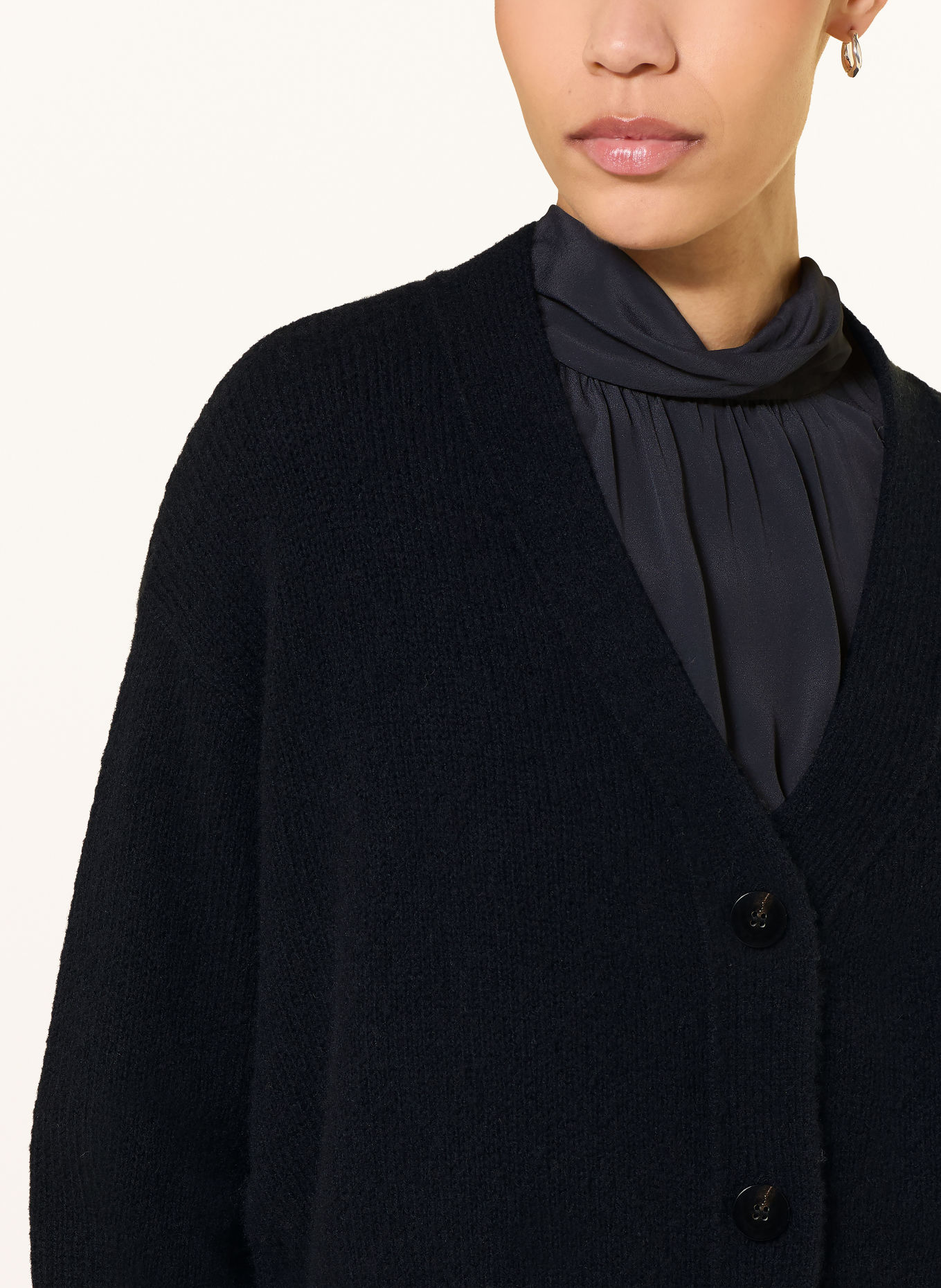 LUISA CERANO Cardigan: DARK BLUE
