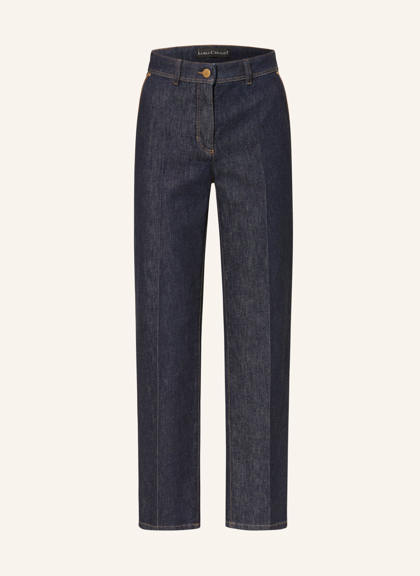 LUISA CERANO Straight jeans: 252 blue