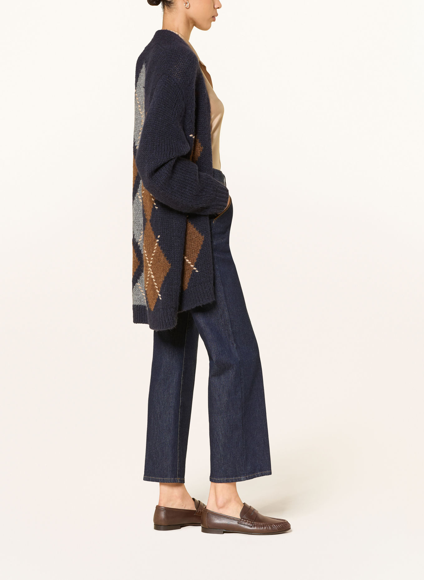 LUISA CERANO Straight jeans: 252 blue