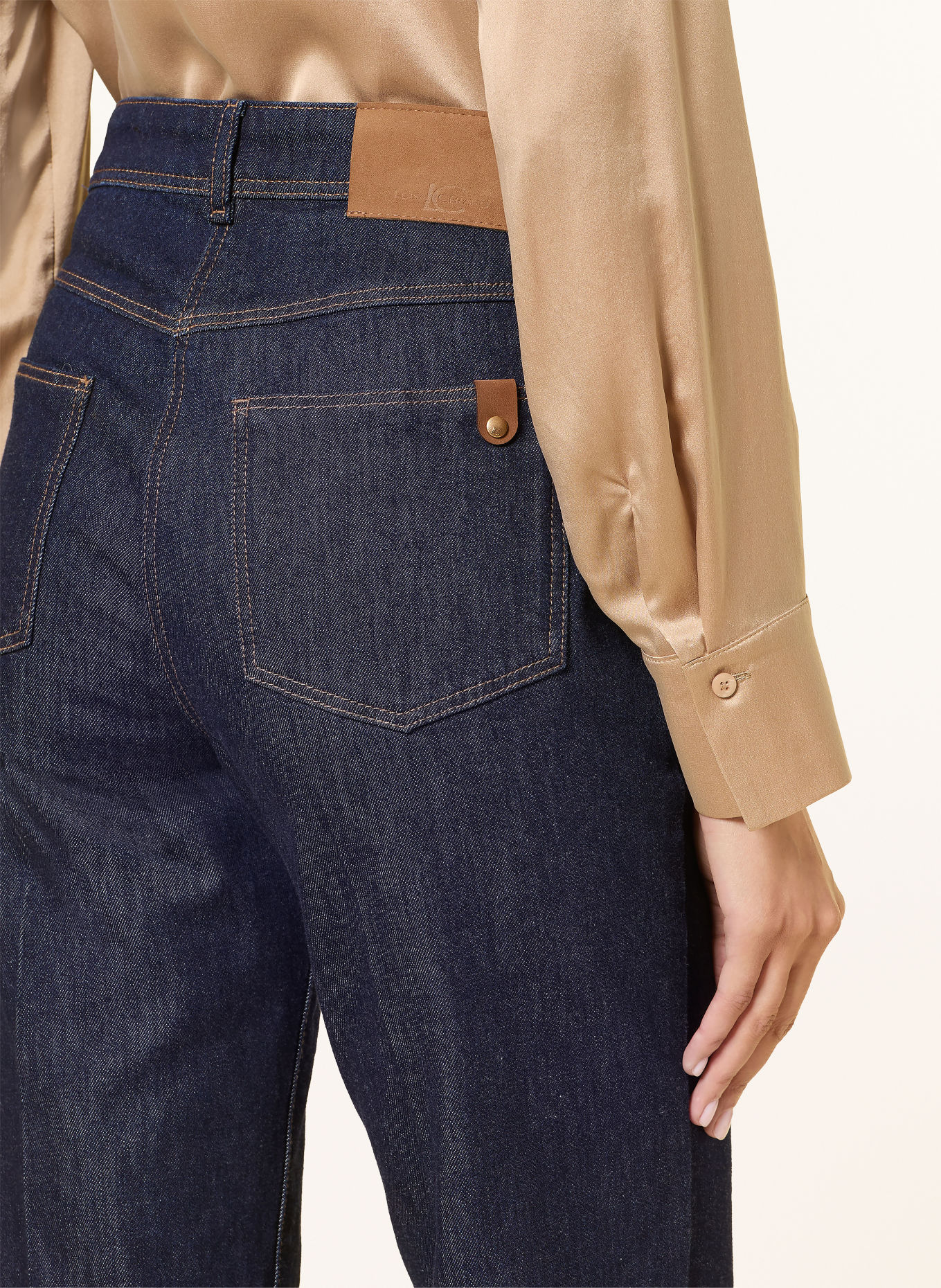 LUISA CERANO Straight jeans: 252 blue