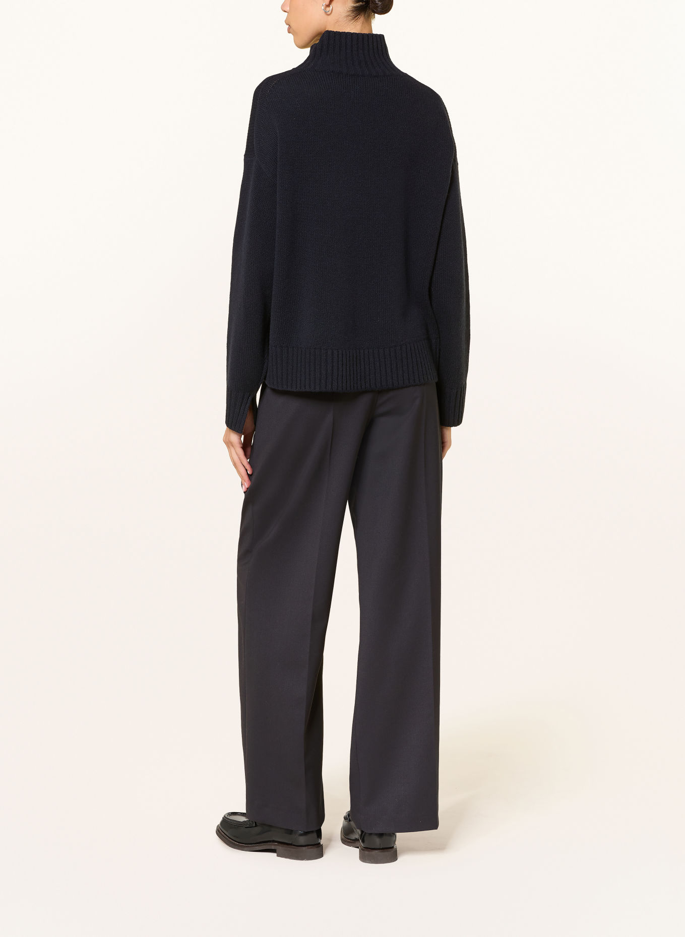 LUISA CERANO Pantalon palazzo: BLEU FONCÉ