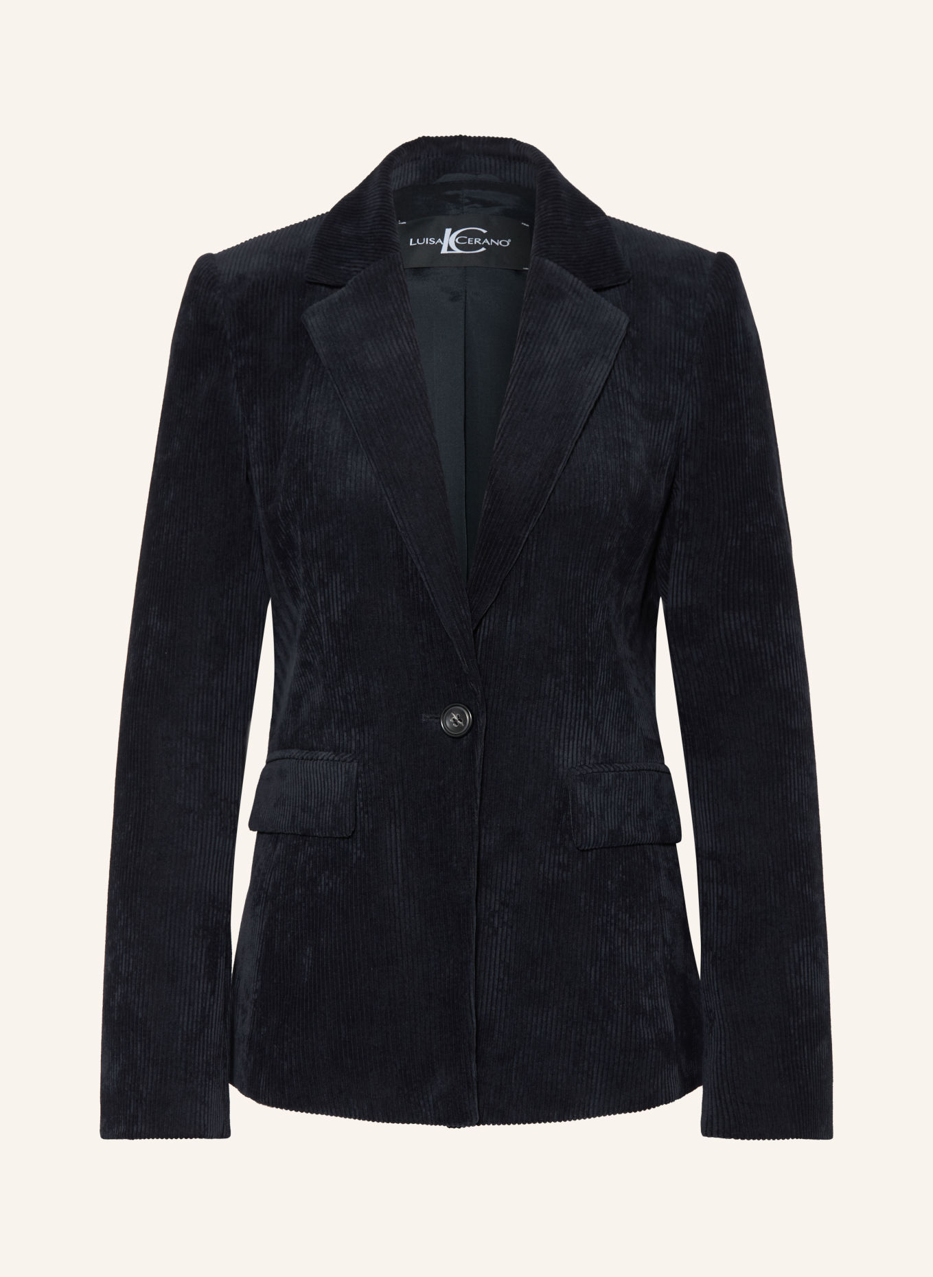 LUISA CERANO Cordblazer: DUNKELBLAU