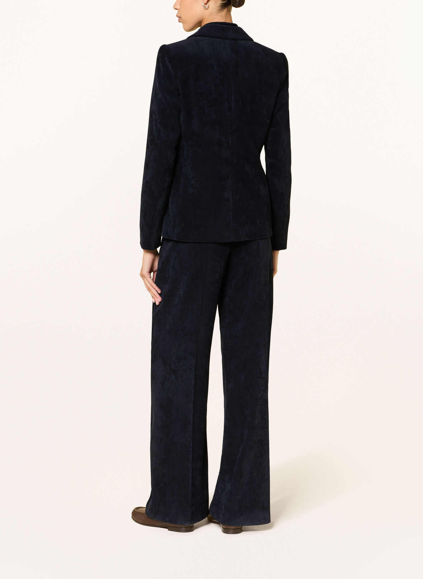 LUISA CERANO Cordblazer: DUNKELBLAU
