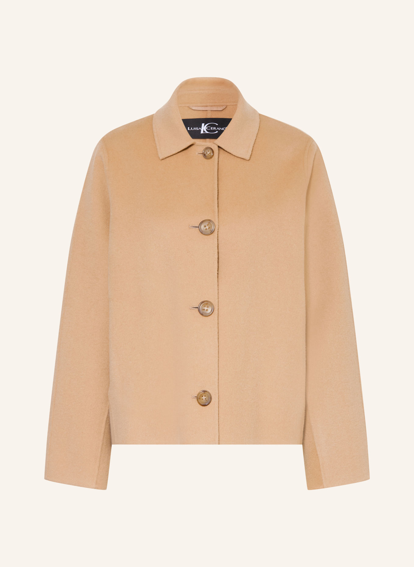 LUISA CERANO Jacket: LIGHT BROWN