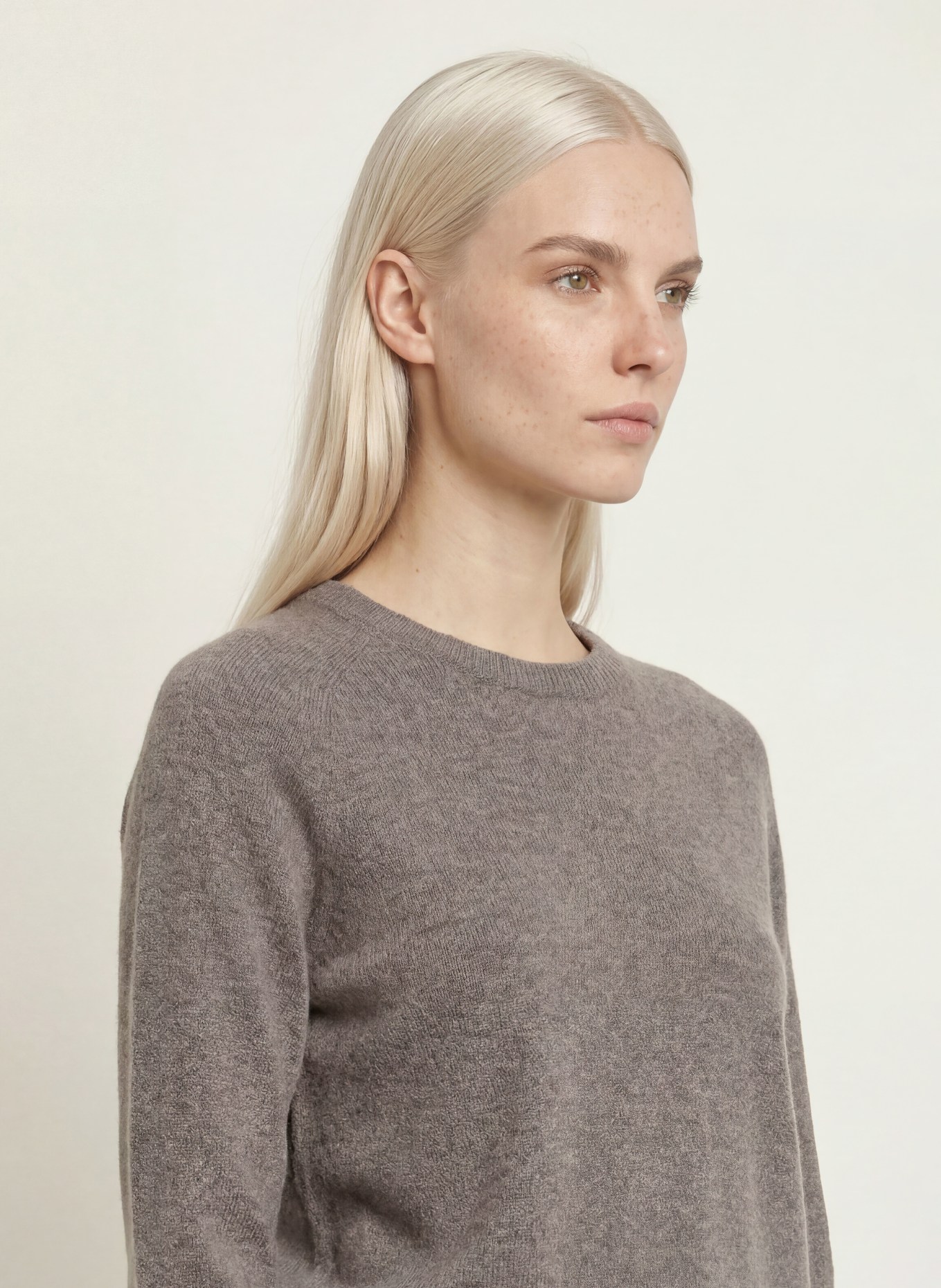 REPEAT Kasjmiertrui: TAUPE