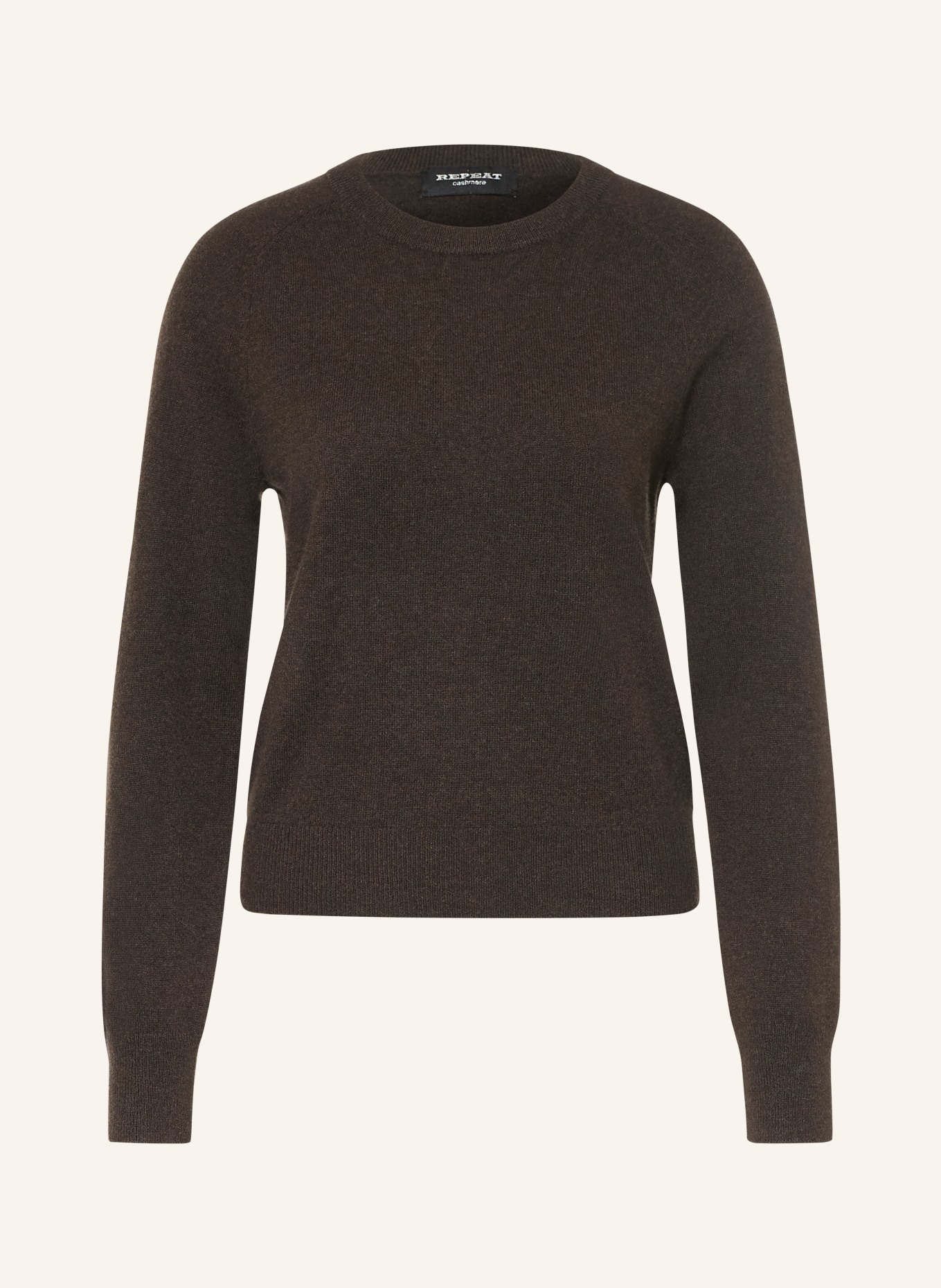 REPEAT Kasjmiertrui: MARRON FONCÉ
