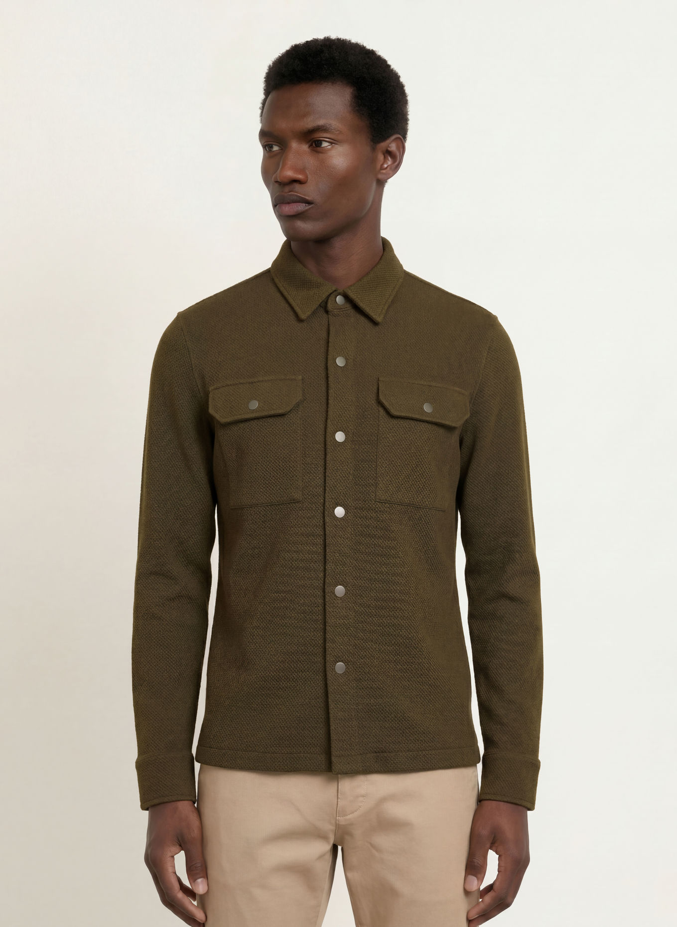 STROKESMAN'S Overjacket: OLIVEN