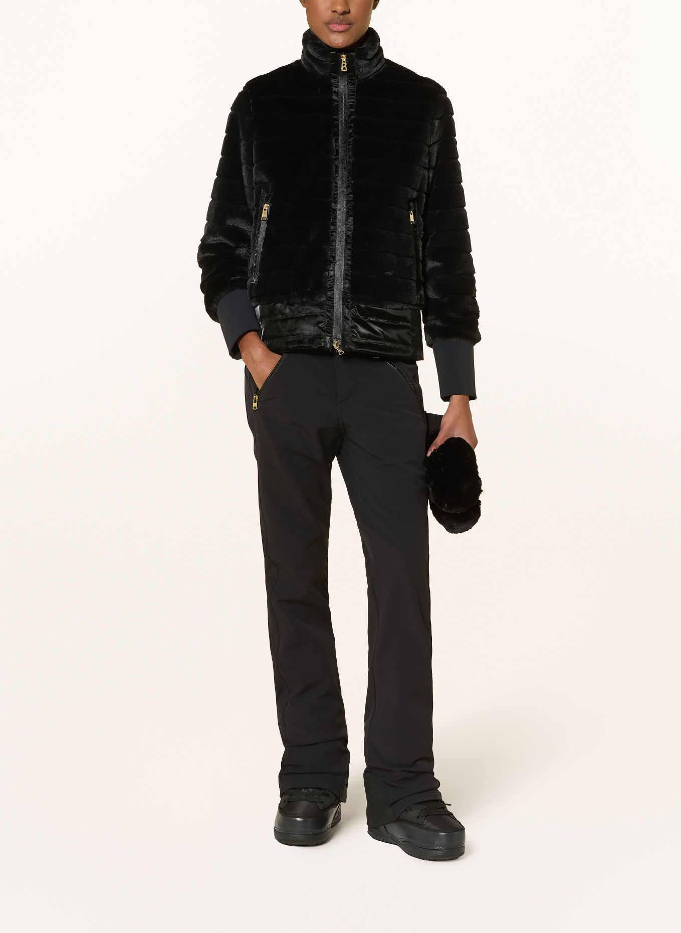 BOGNER Fleecejacke VALESCA: SCHWARZ