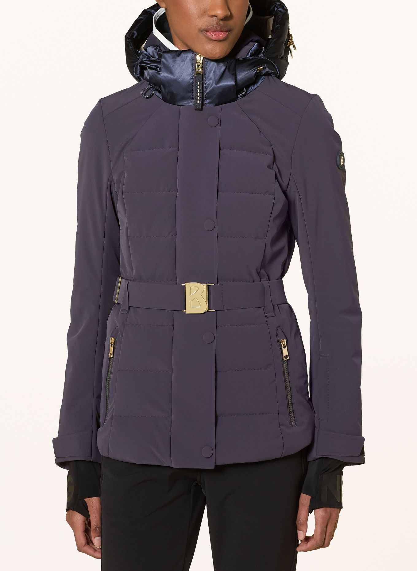 BOGNER Skijacke ELVA: DUNKELBLAU / WEISS