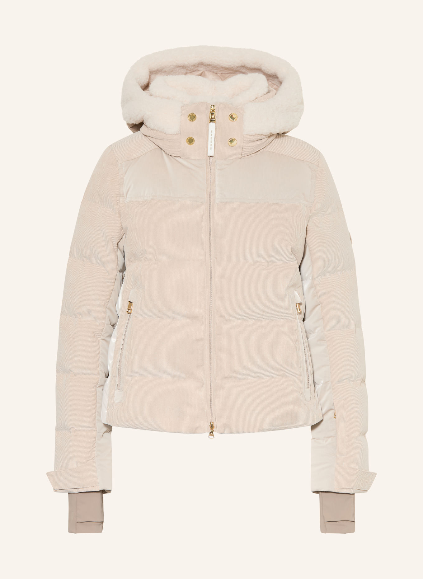 BOGNER Donzen ski-jas MINU-D: BEIGE / CRÈME