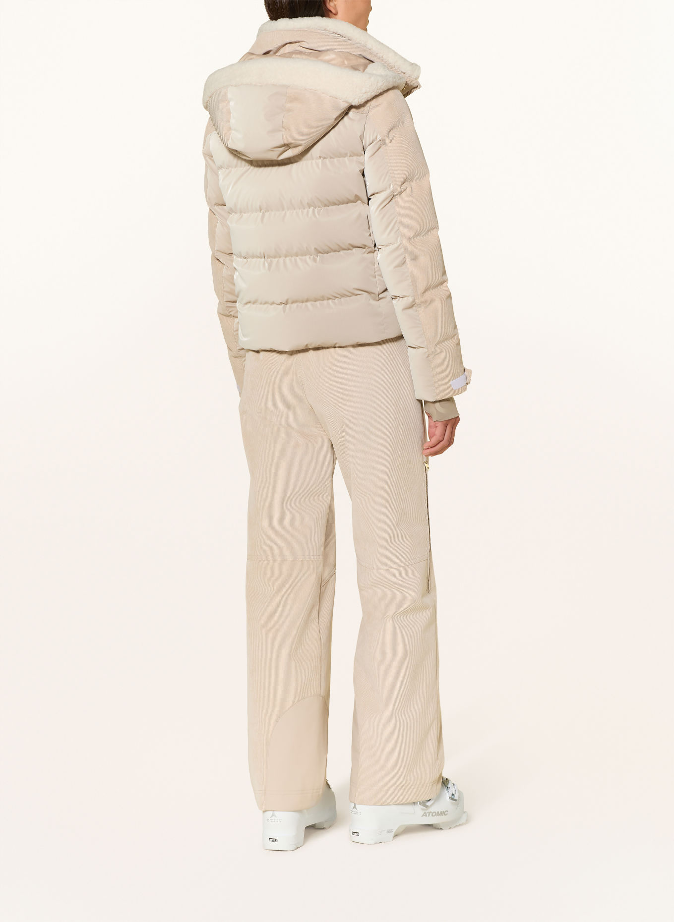 BOGNER Donzen ski-jas MINU-D: BEIGE / CRÈME