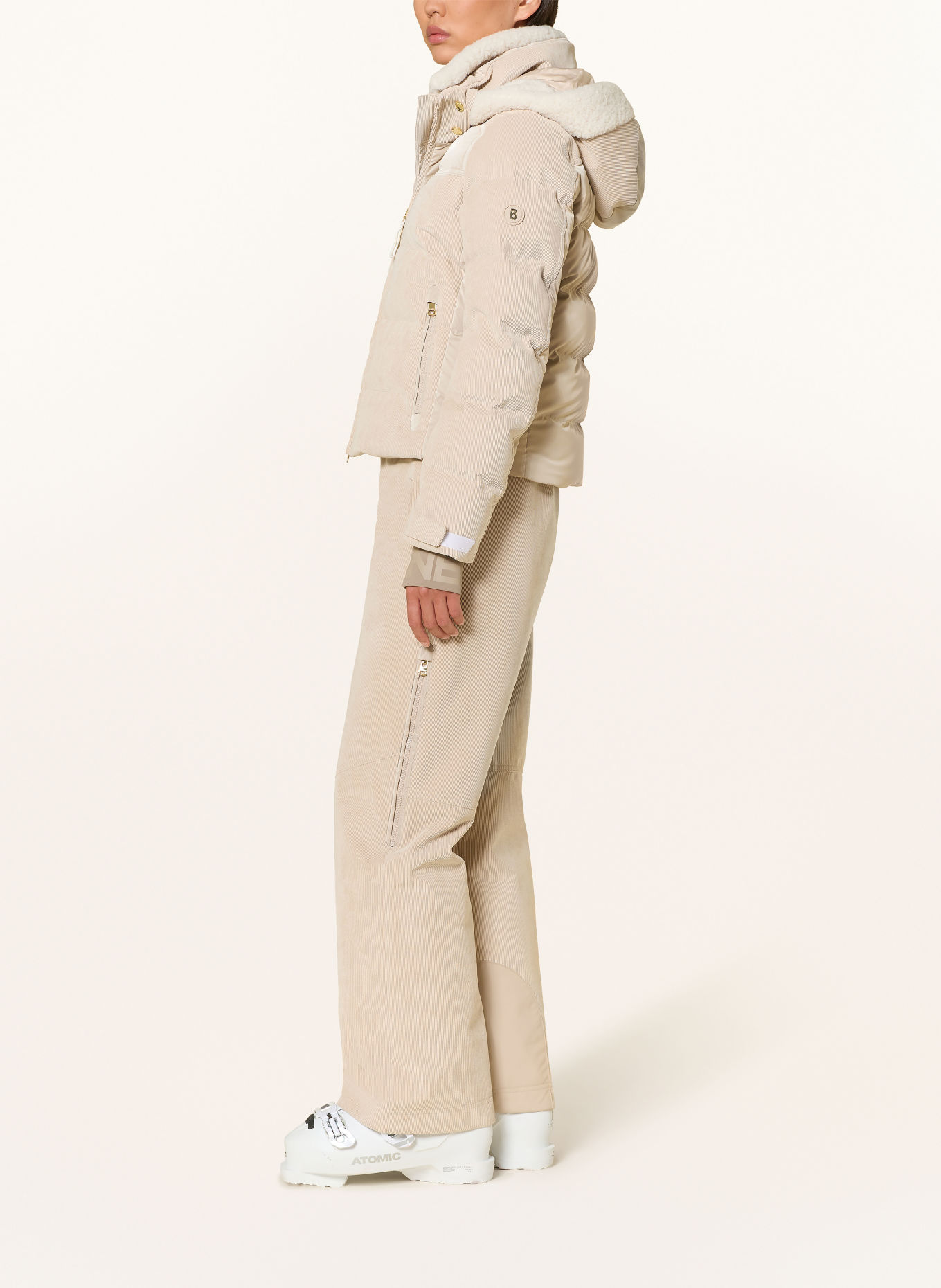 BOGNER Donzen ski-jas MINU-D: BEIGE / CRÈME