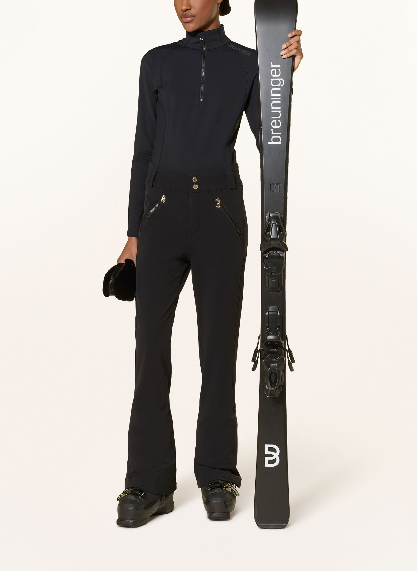 BOGNER Midlayer MEDITA: SCHWARZ