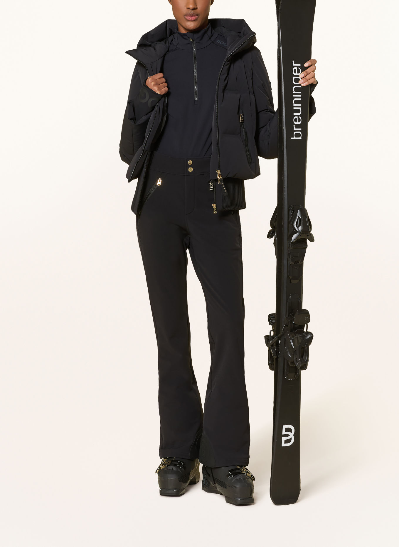 BOGNER Midlayer MEDITA: SCHWARZ