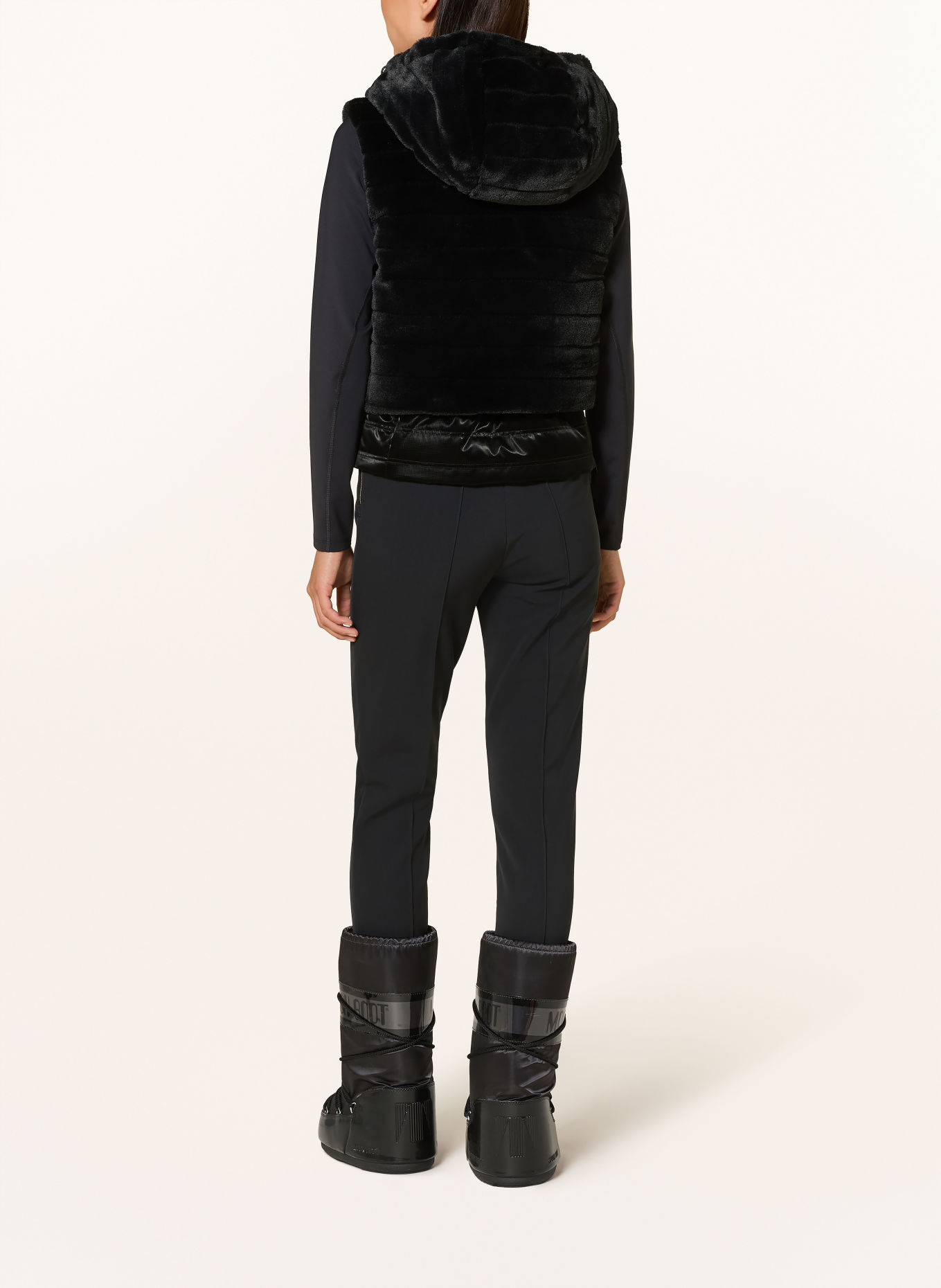 BOGNER Fleece bodywarmer MANDA-D: ZWART