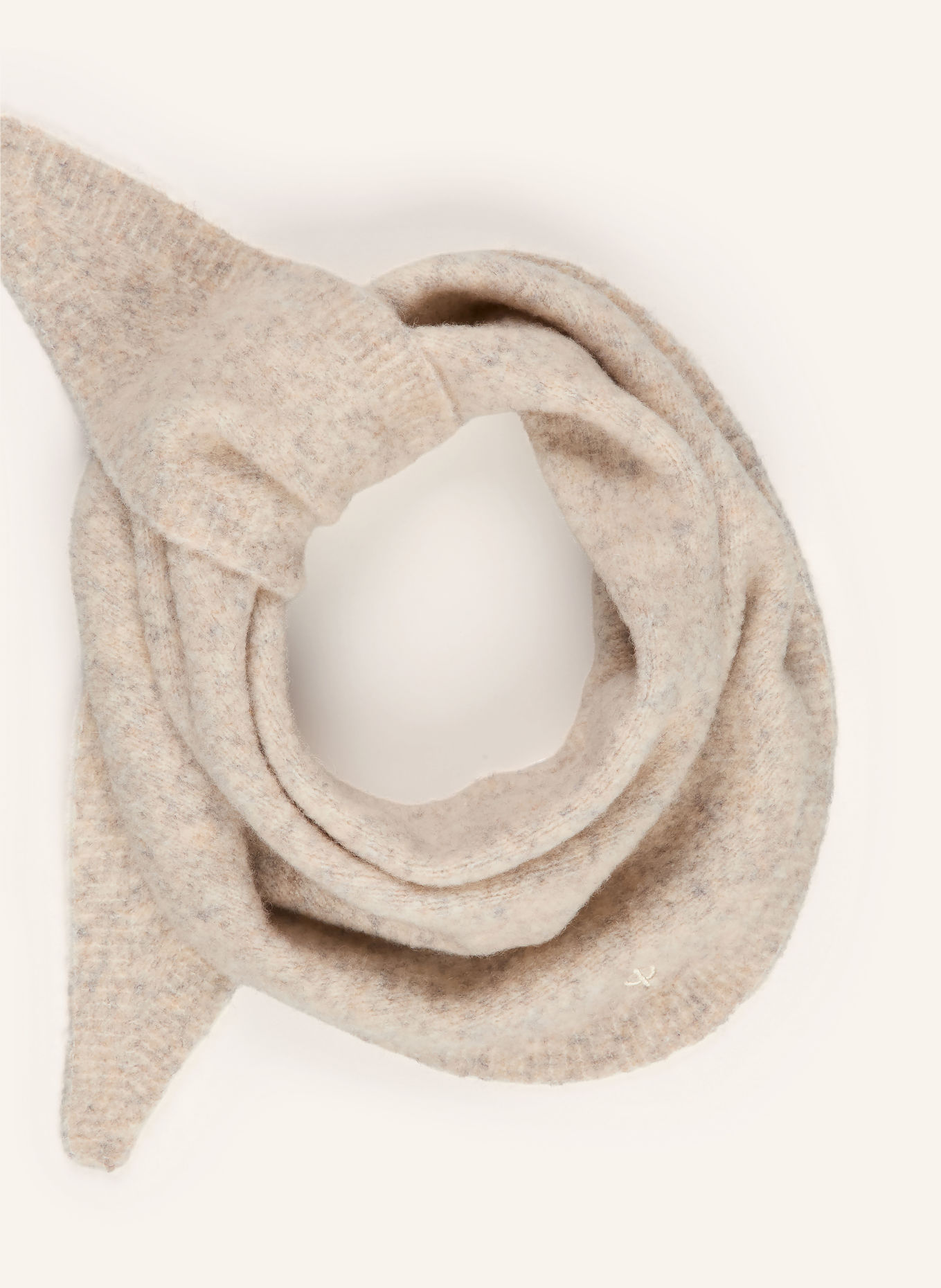 SAMSØE SAMSØE Foulard triangulaire SAPIA: BEIGE