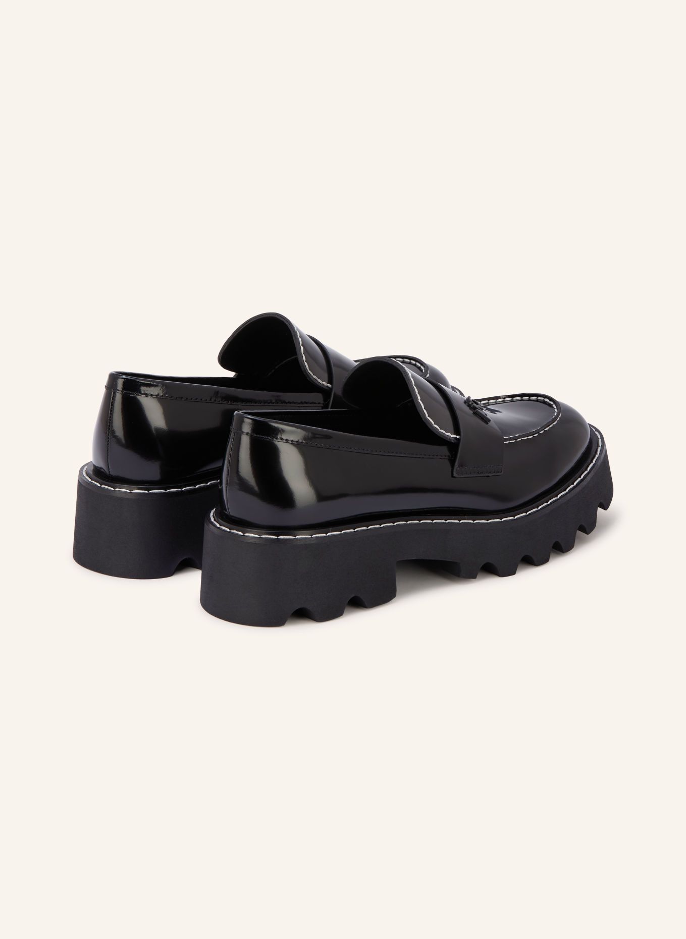 MARC CAIN Platform Loafers: 900 black new