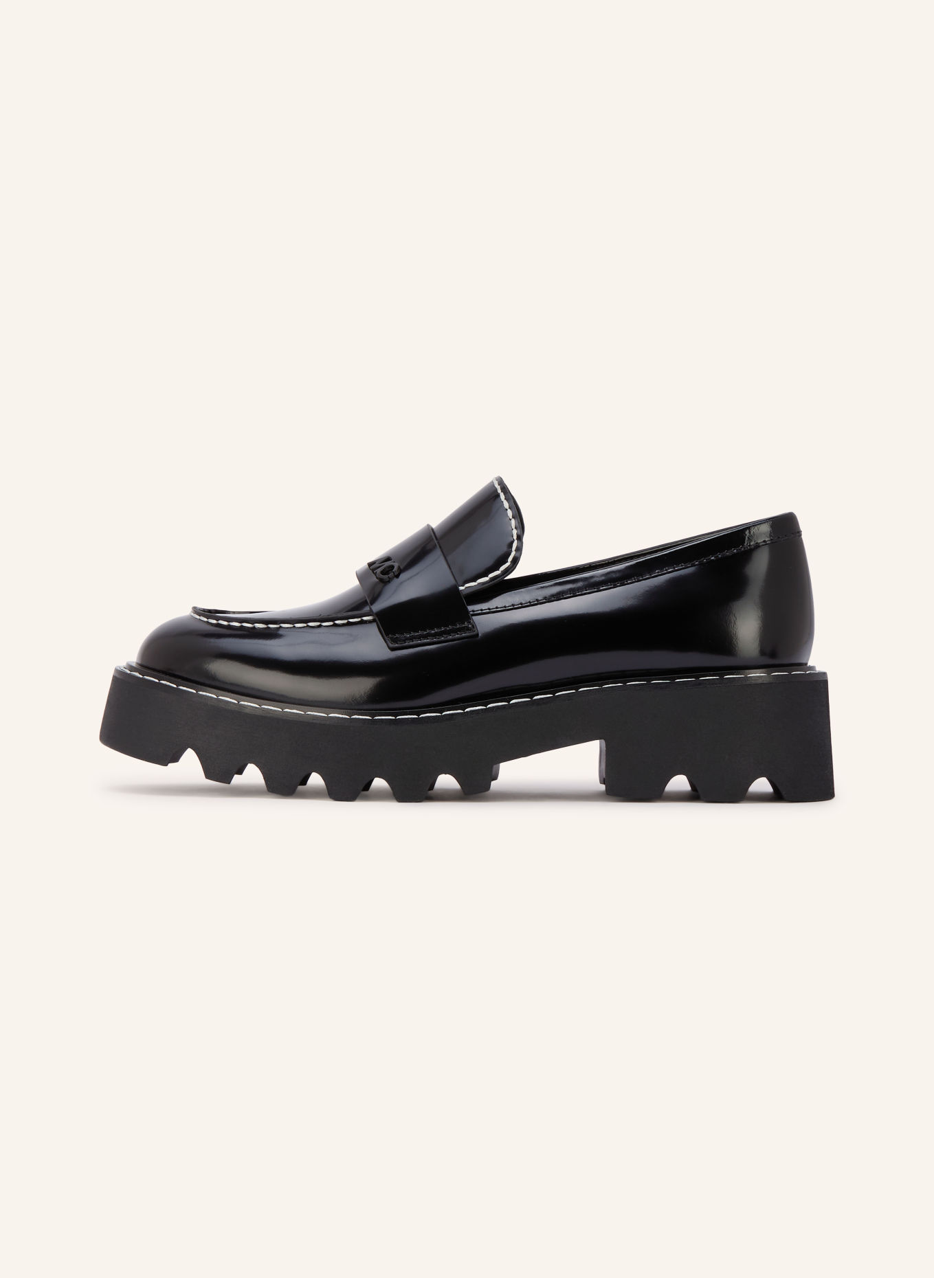 MARC CAIN Platform Loafers: 900 black new