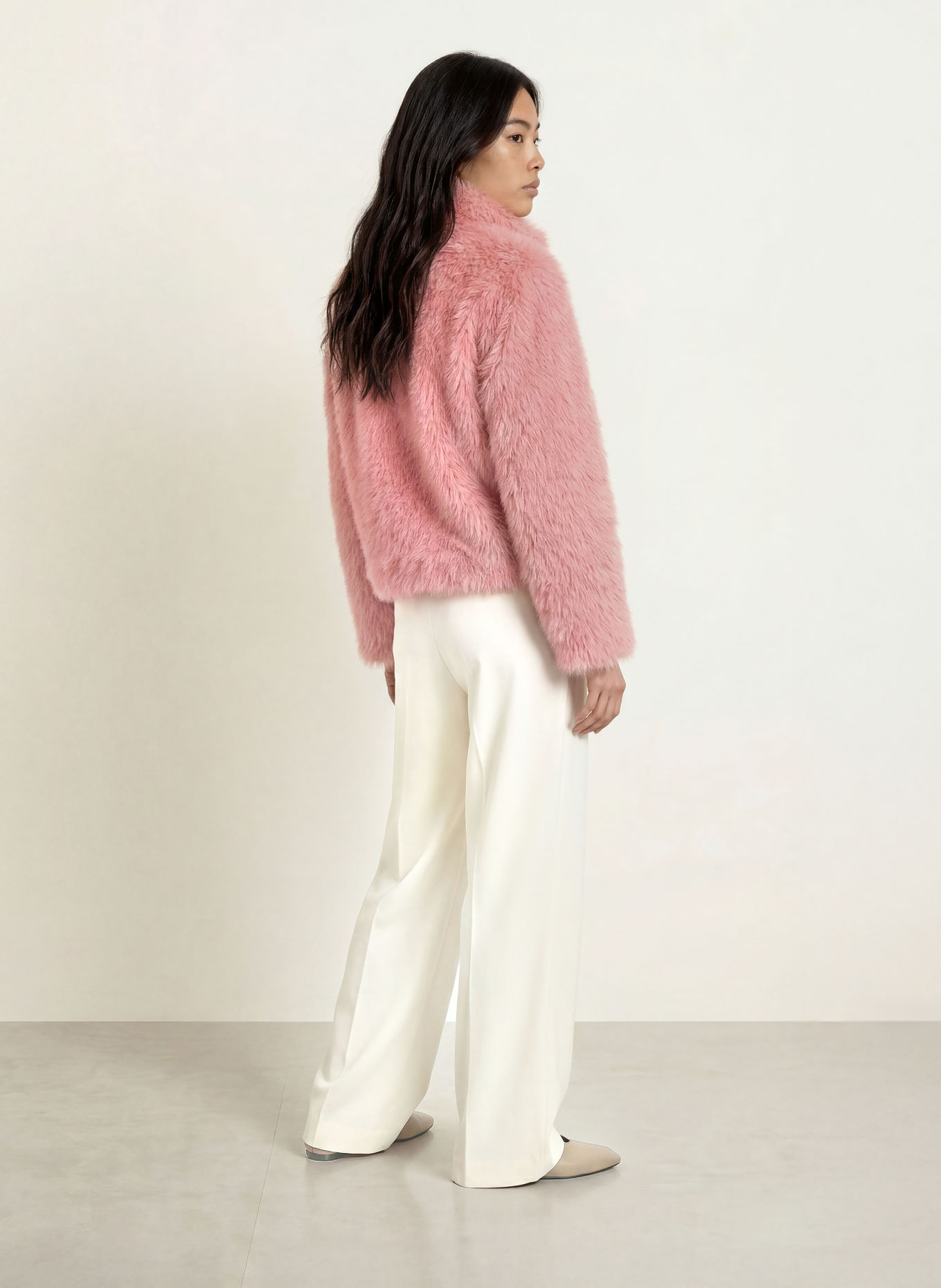 MILESTONE Kunstfell-Jacke MSMIYOKO: ALTROSA