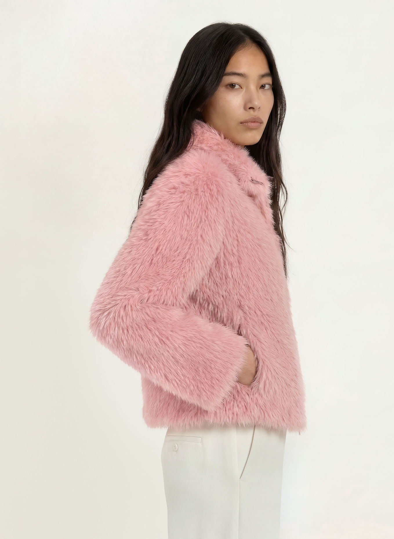 MILESTONE Kunstfell-Jacke MSMIYOKO: ALTROSA