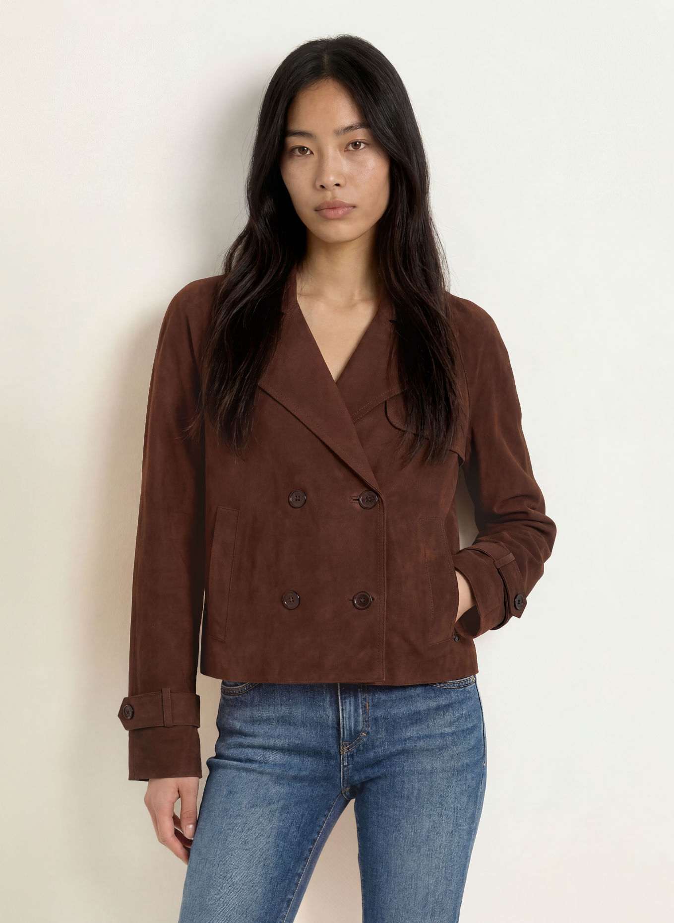 MILESTONE MSBRANDY Leather Jacket: DARK BROWN