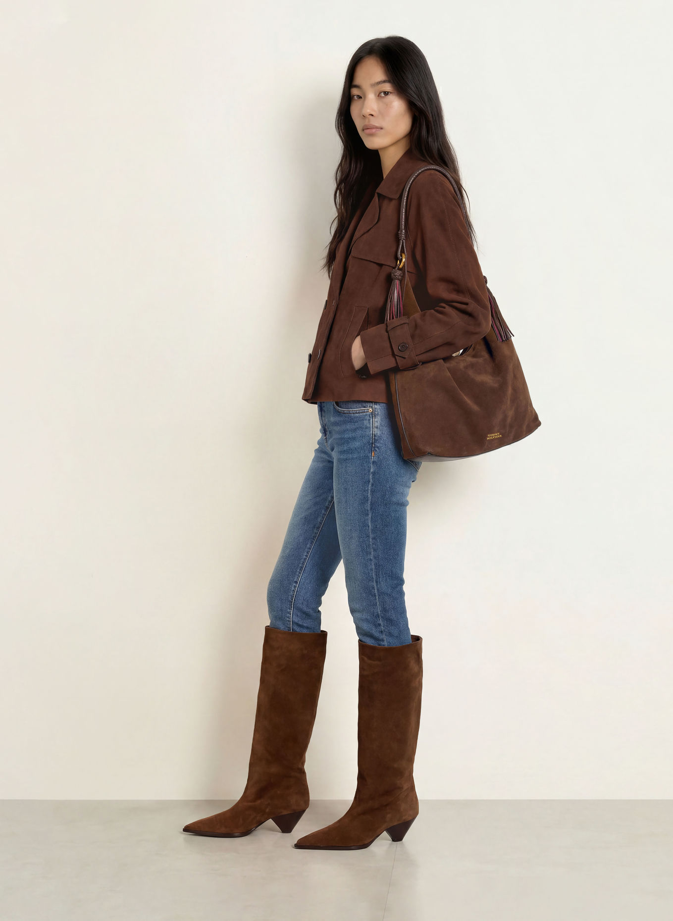 MILESTONE MSBRANDY Leather Jacket: DARK BROWN