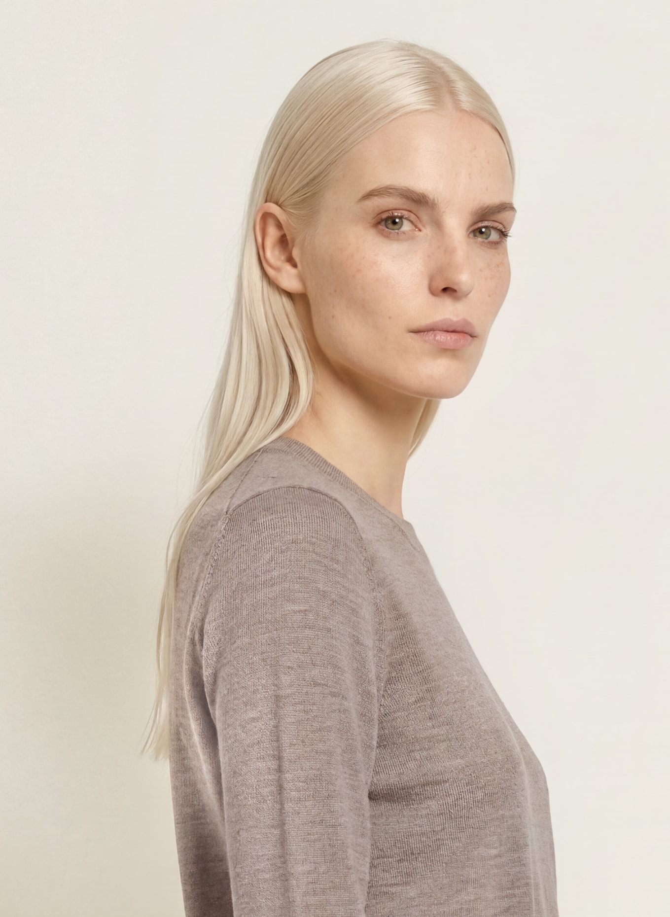 darling harbour Pullover: STONE MELANGE