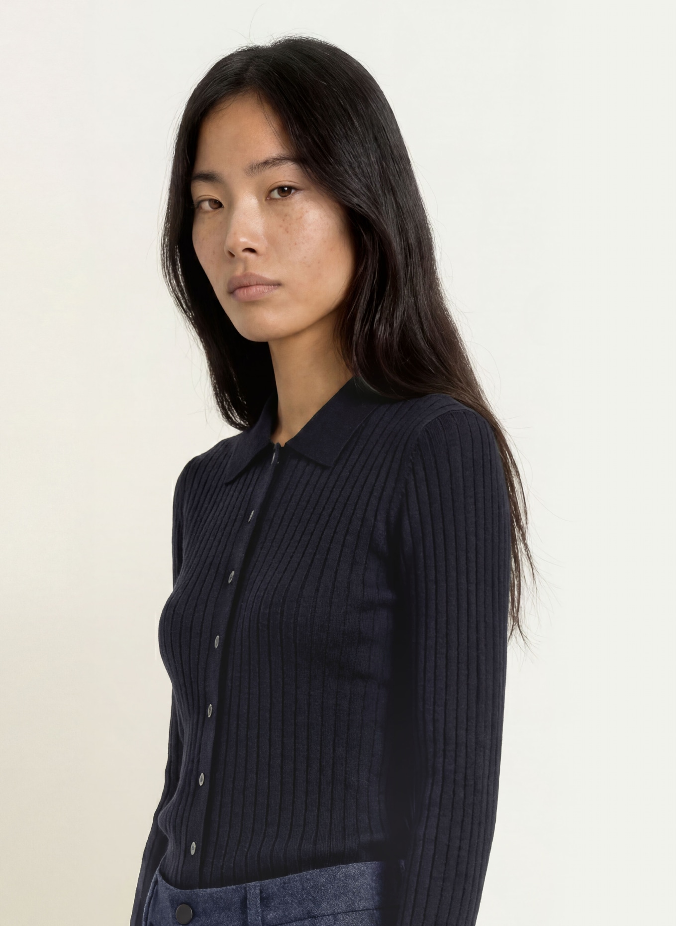 darling harbour Vest van merinowol: NAVY