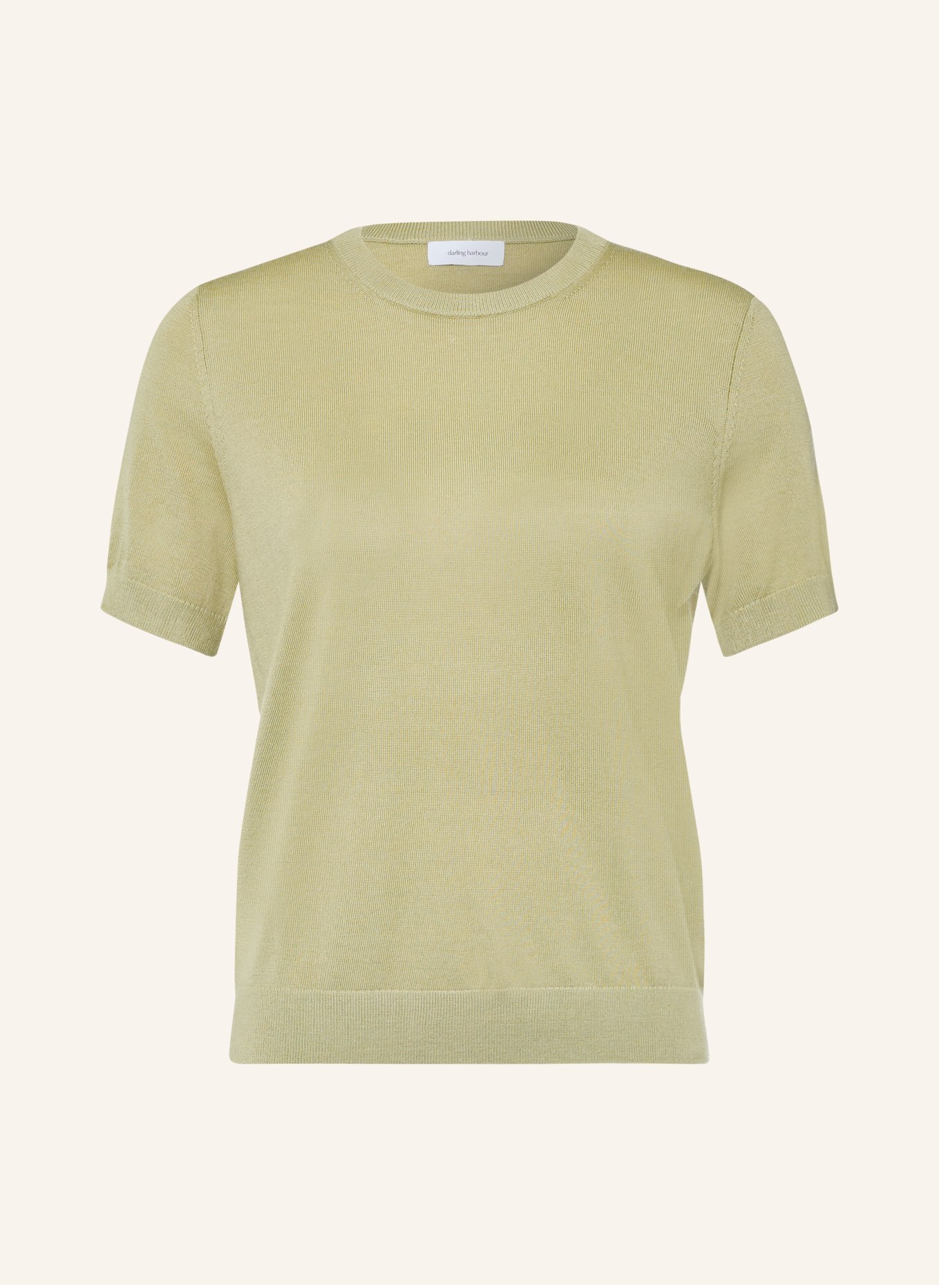 darling harbour Haut en maille en laine mérinos: Tea Green