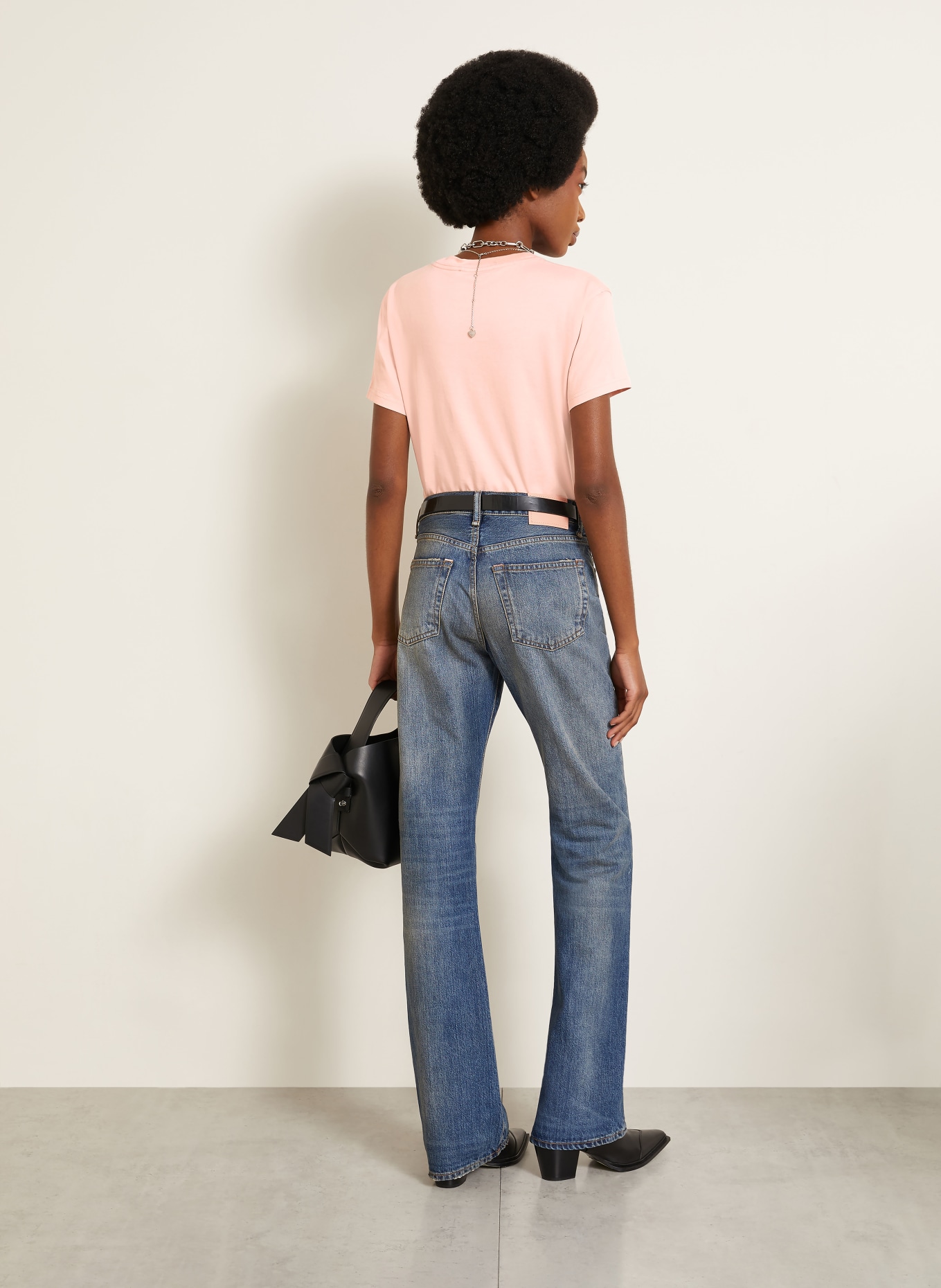 Acne Studios T-shirt: ROSE / BLANC