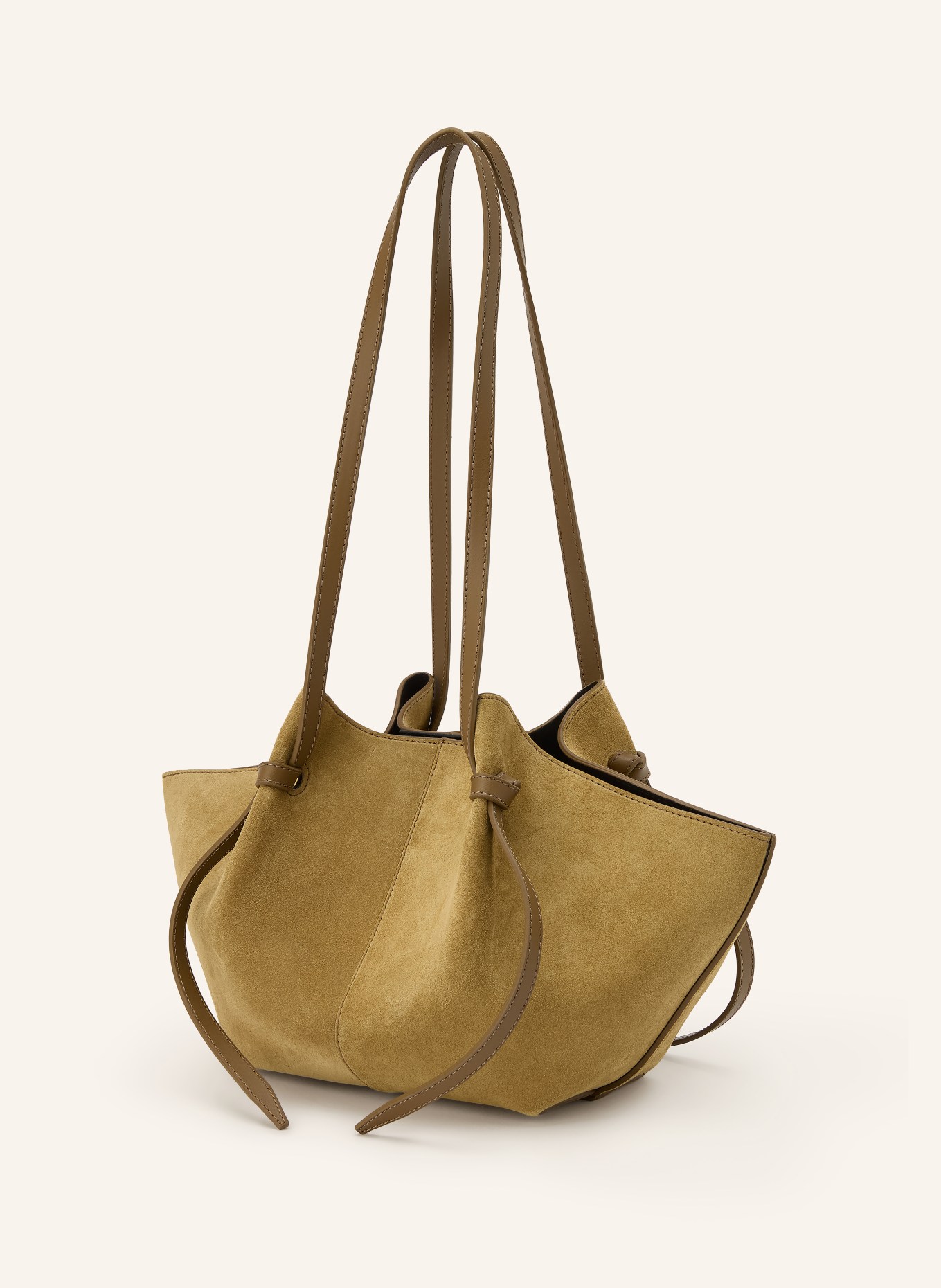 YUZEFI Schultertasche MOCHI: OLIV / BRAUN