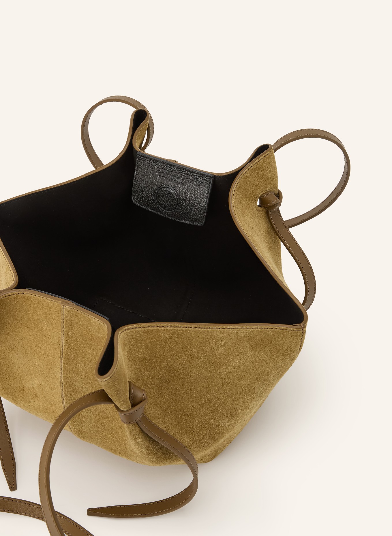 YUZEFI Schultertasche MOCHI: OLIV / BRAUN
