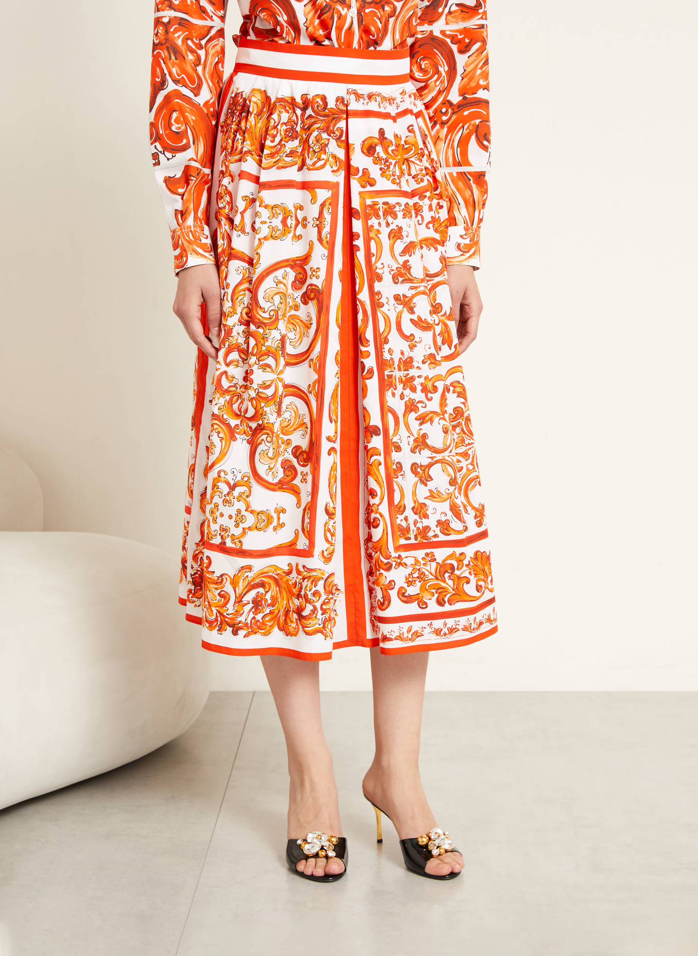 DOLCE & GABBANA Rock: ORANGE / WEISS