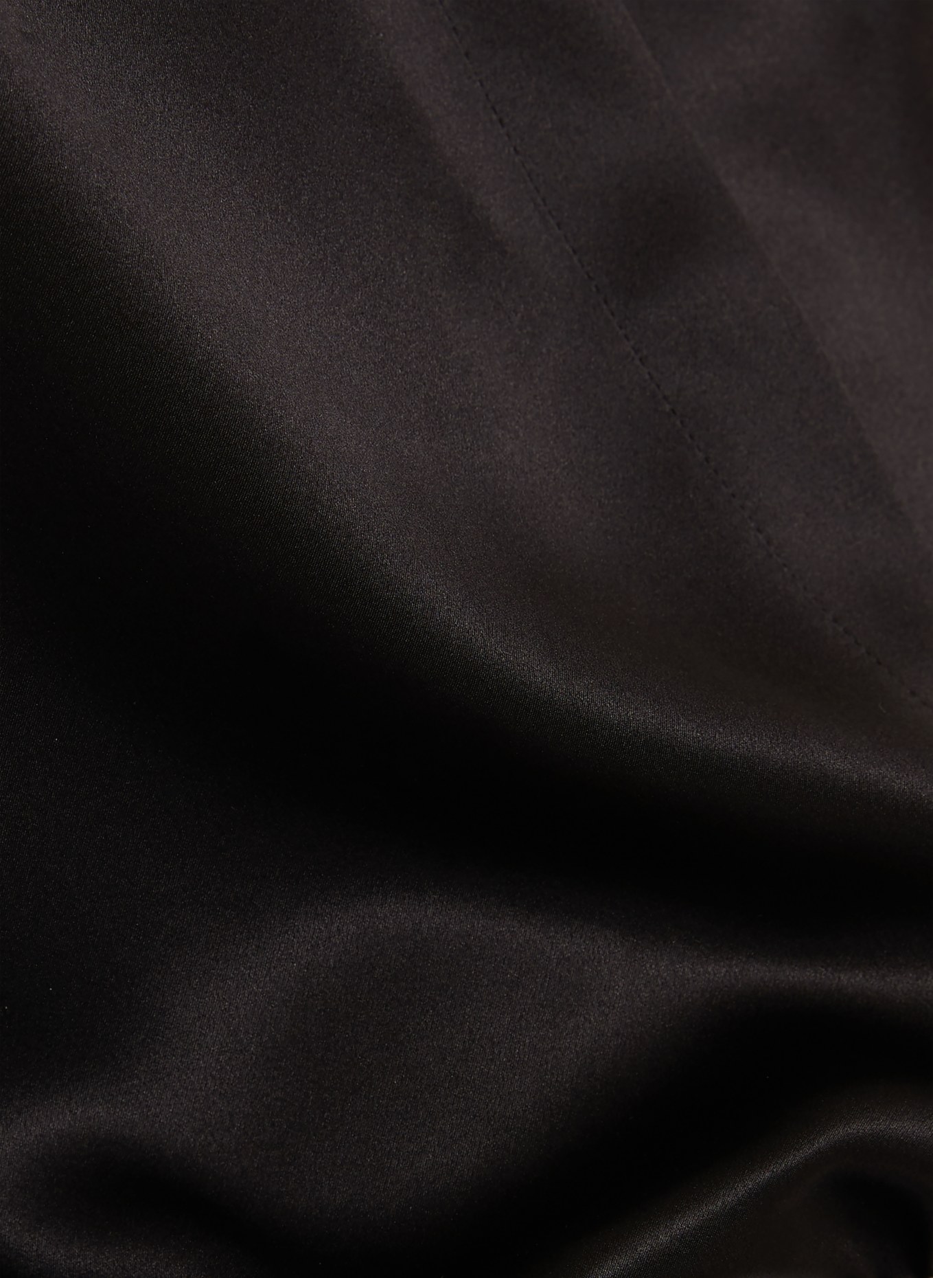DOLCE & GABBANA Hemdbluse aus Seide: SCHWARZ