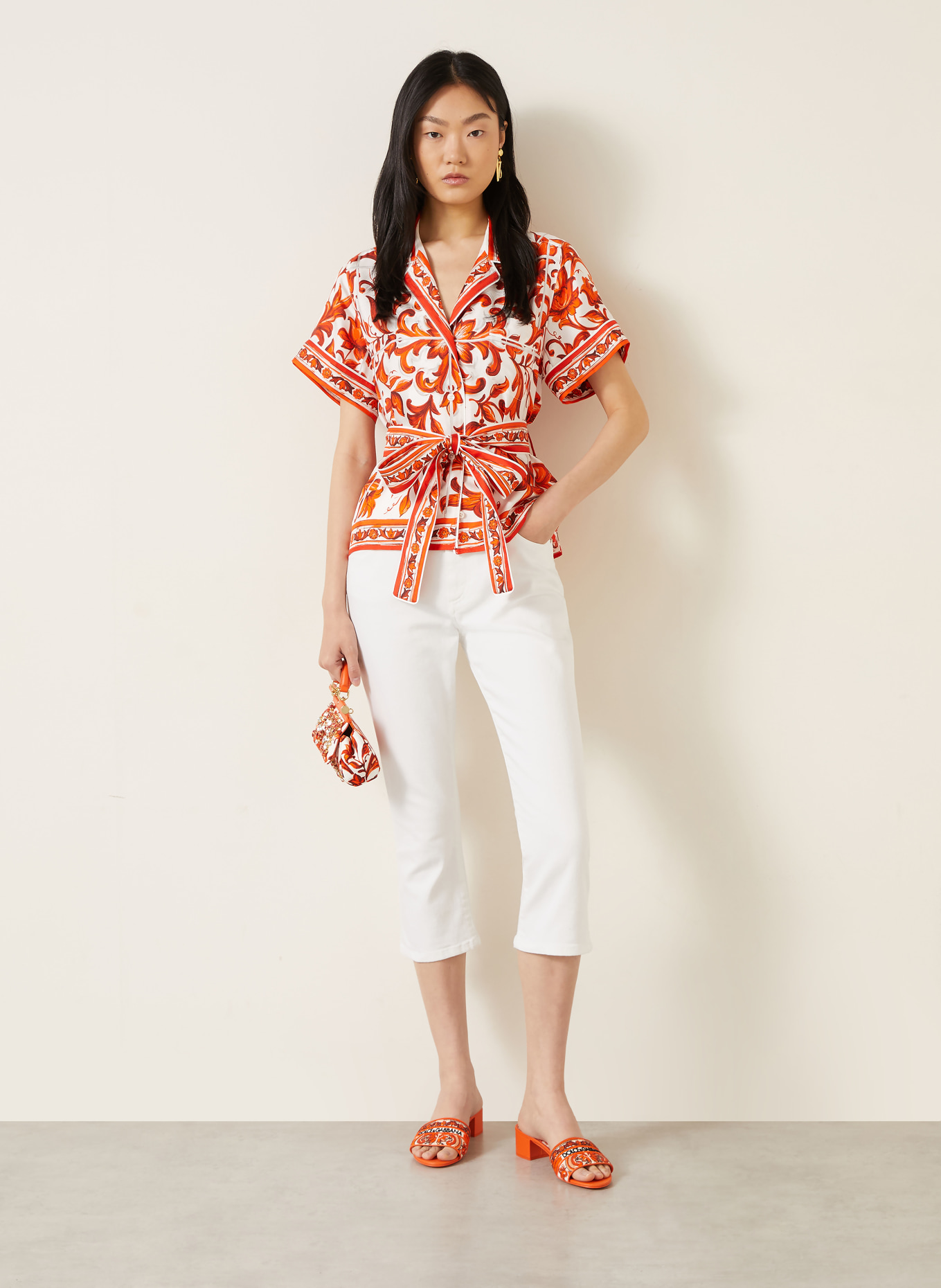 DOLCE & GABBANA Cropped jeans: S9001 VARIANTE ABBINATA