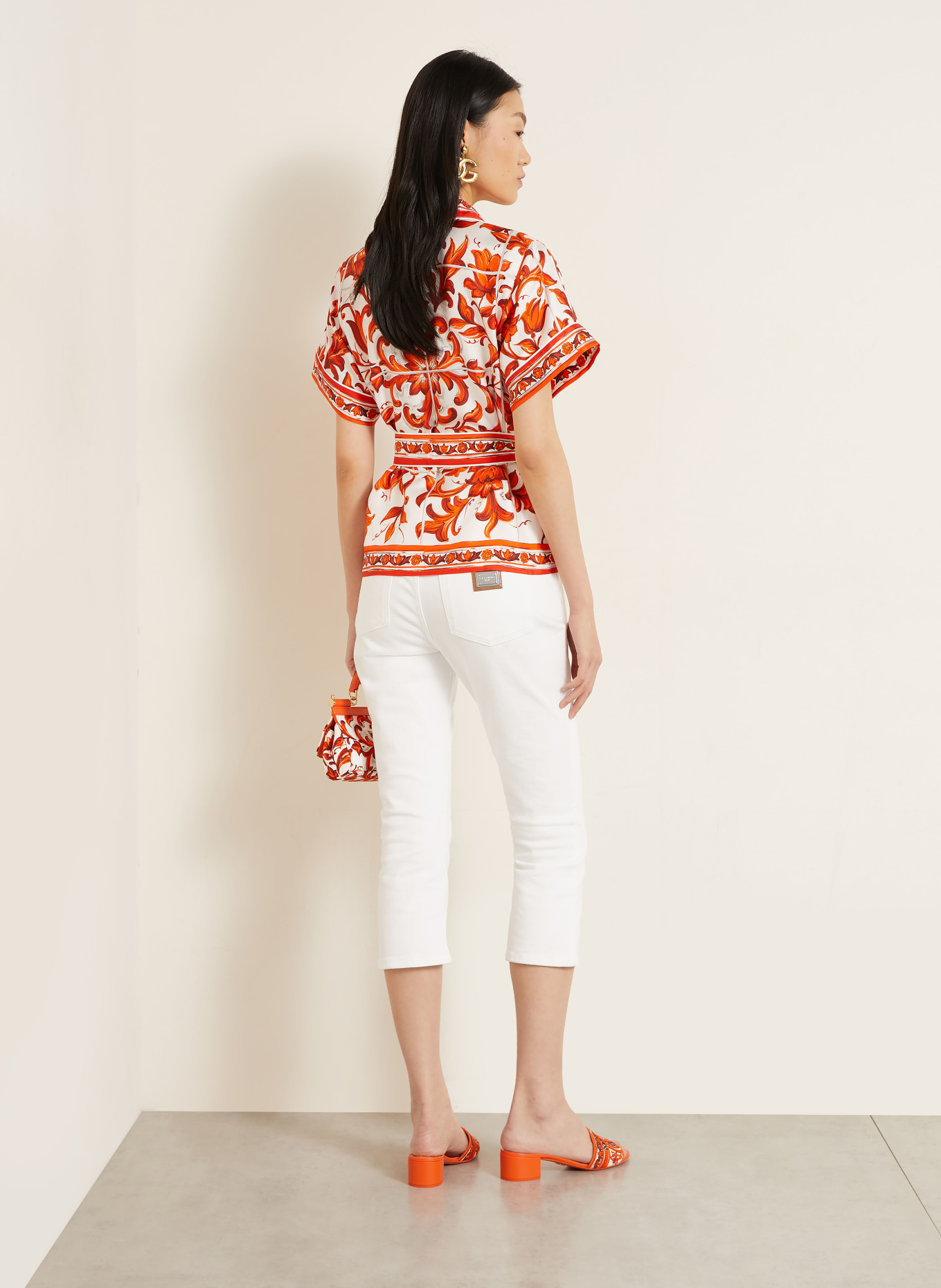 DOLCE & GABBANA Cropped jeans: S9001 VARIANTE ABBINATA