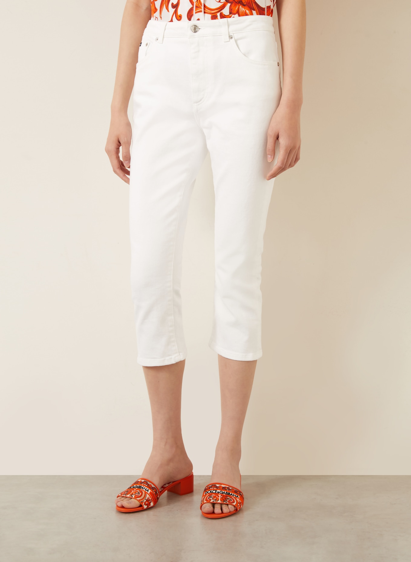 DOLCE & GABBANA Cropped jeans: S9001 VARIANTE ABBINATA