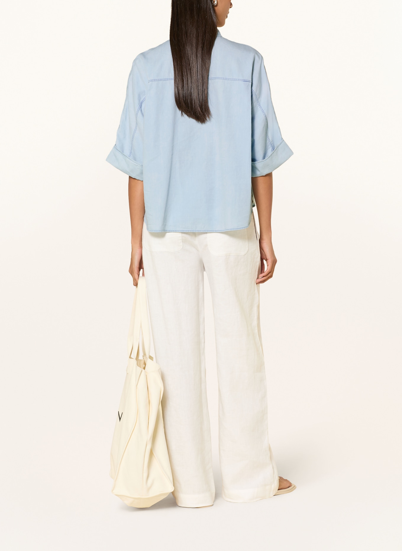 Marc O'Polo Chemise en jean: BLEU CLAIR