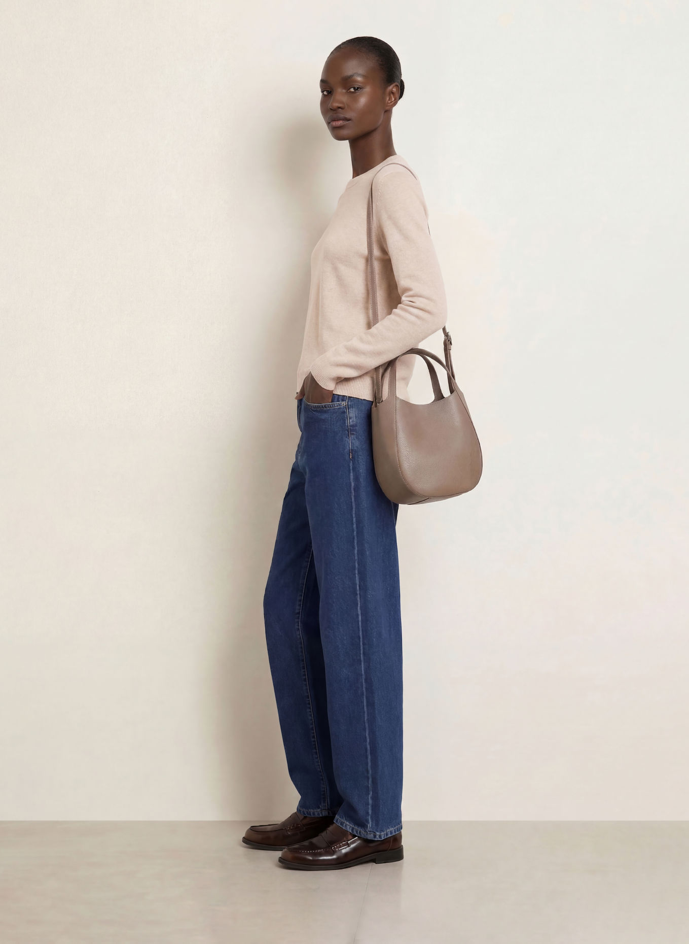 lilienfels Trøje med kashmir: BEIGE