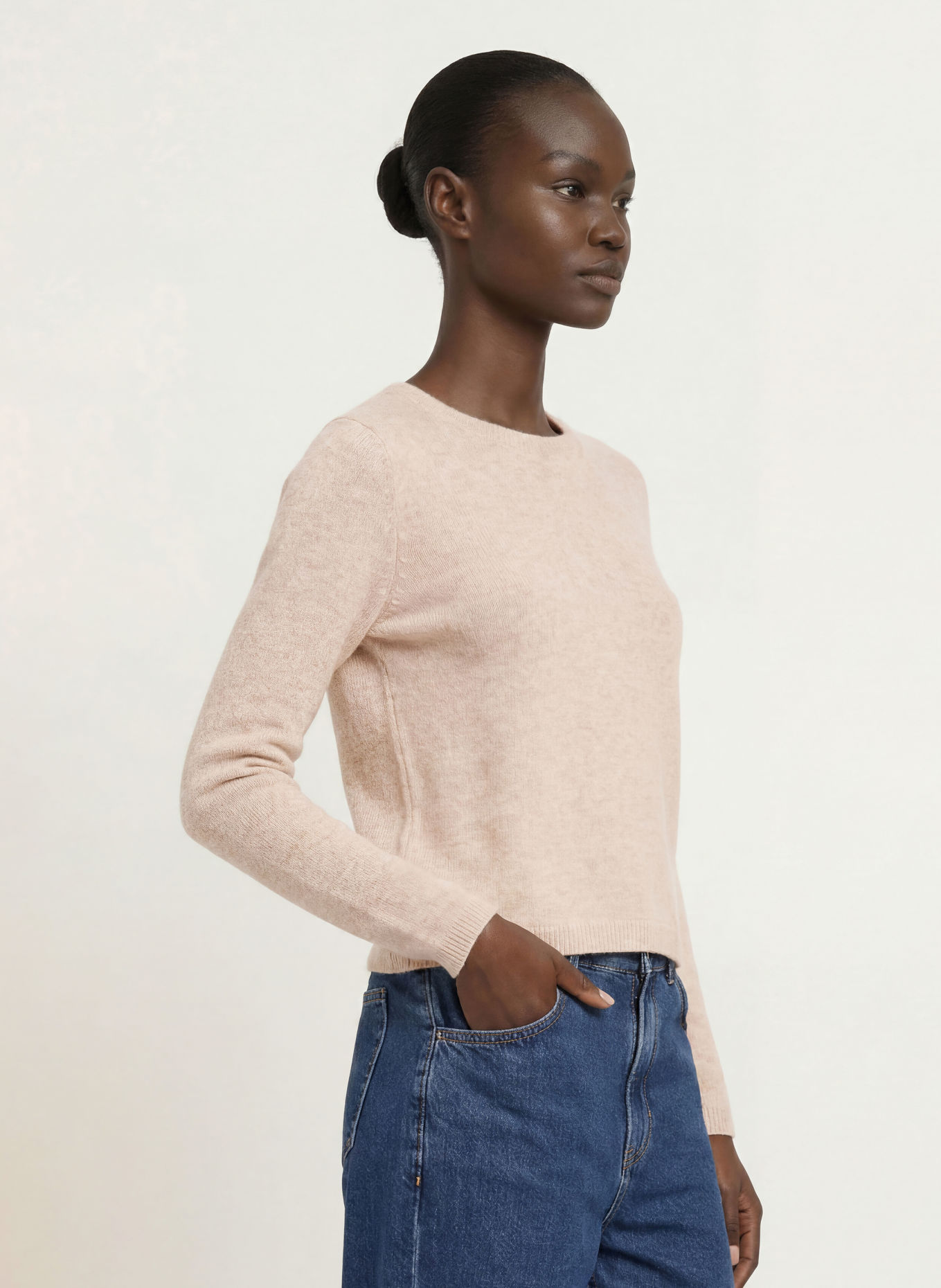 lilienfels Trøje med kashmir: BEIGE
