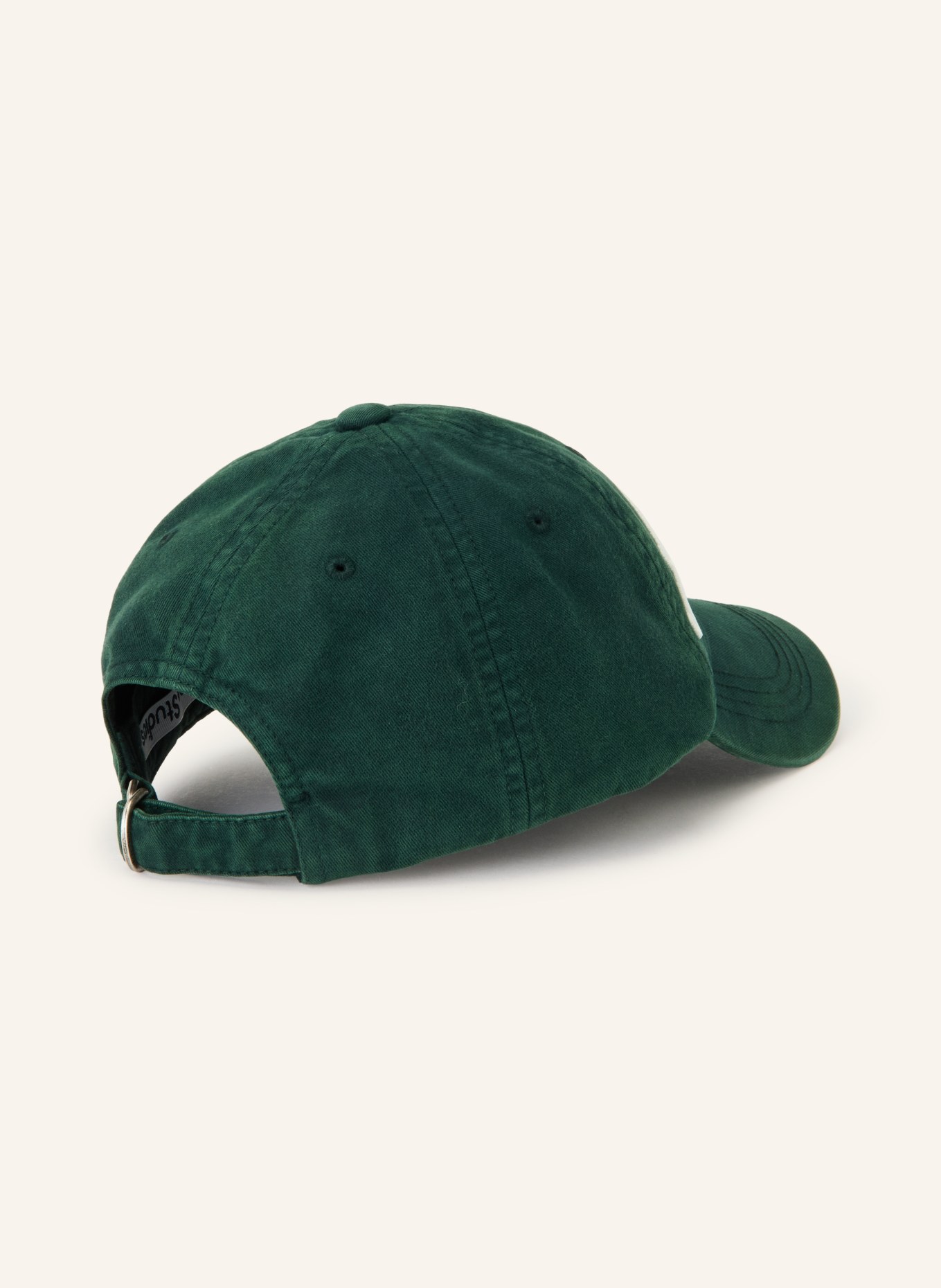 Acne Studios Cap: DARK GREEN / WHITE