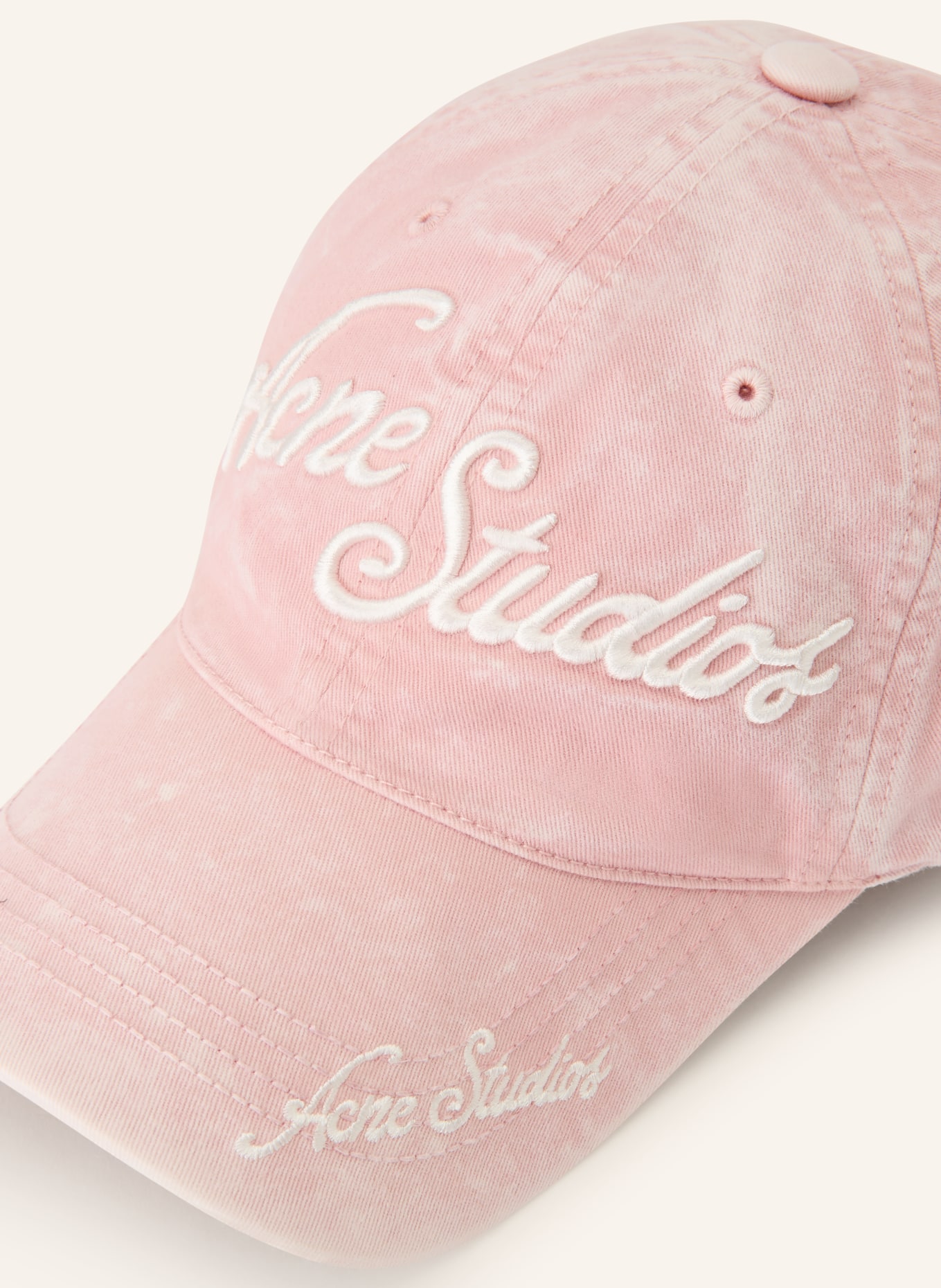 Acne Studios Cap: ROSE / CREAM