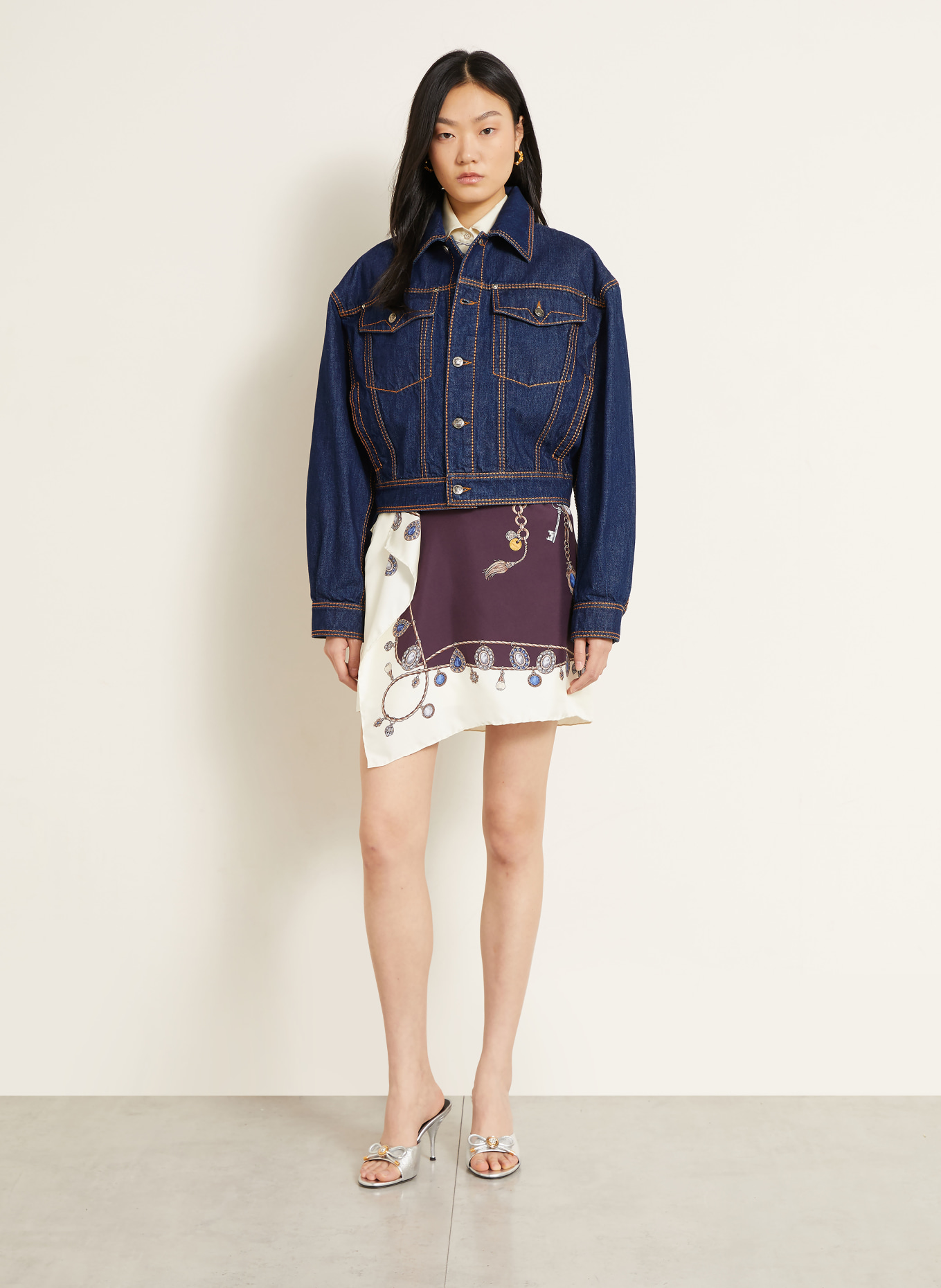 VERSACE Džínová bunda: 1D870 Blue