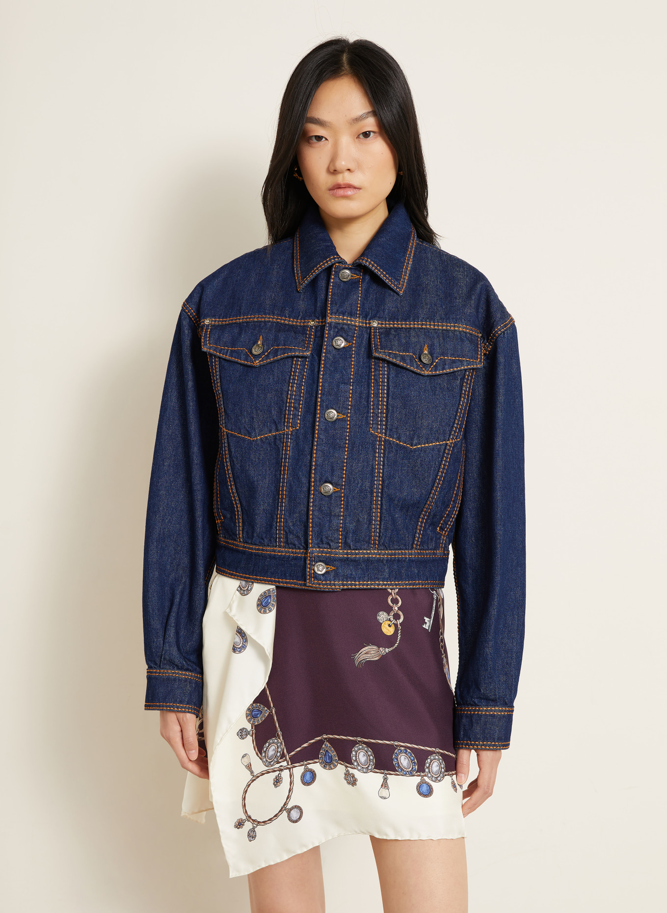 VERSACE Džínová bunda: 1D870 Blue