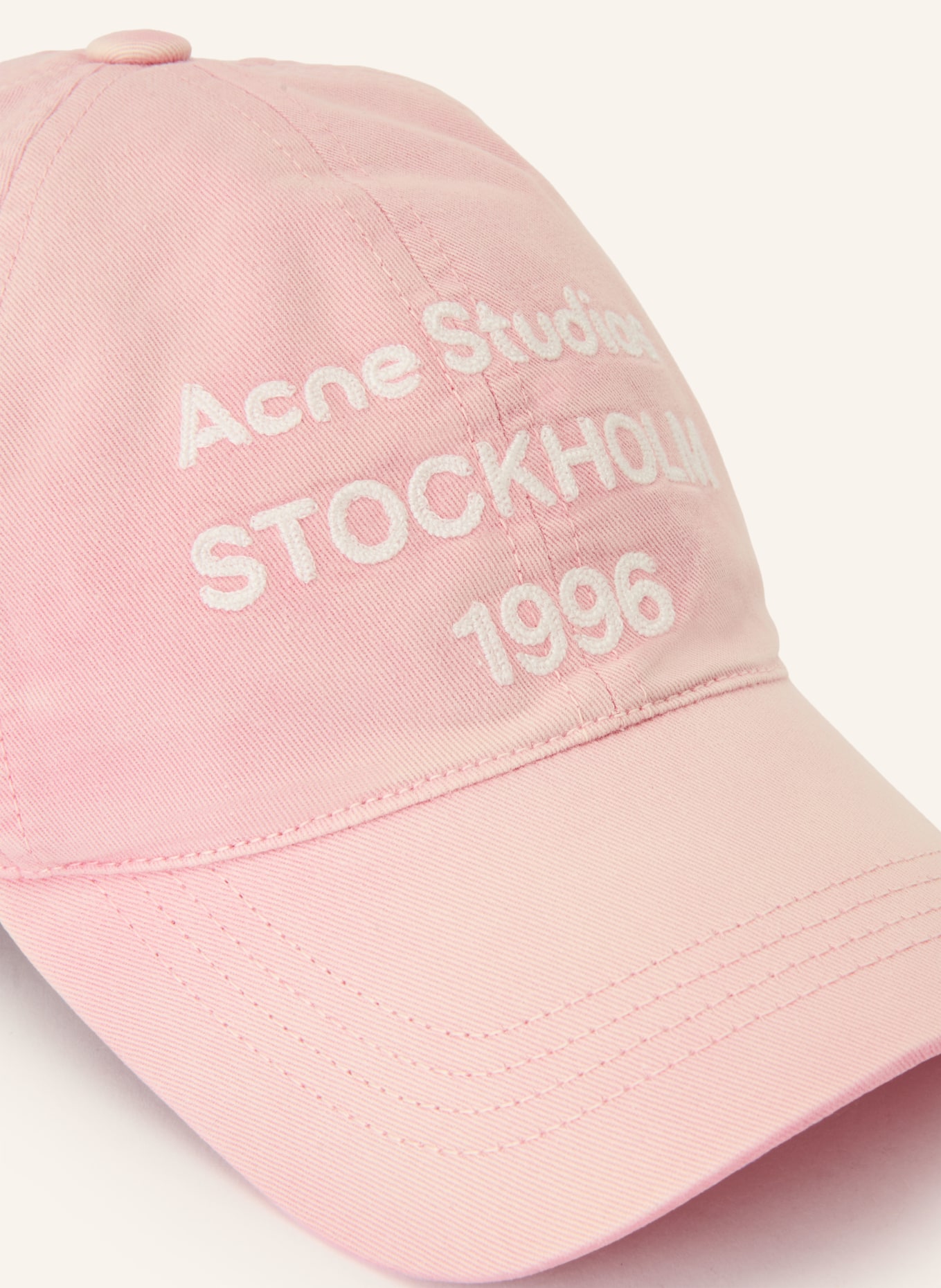 Acne Studios Cap: ROSE / WHITE